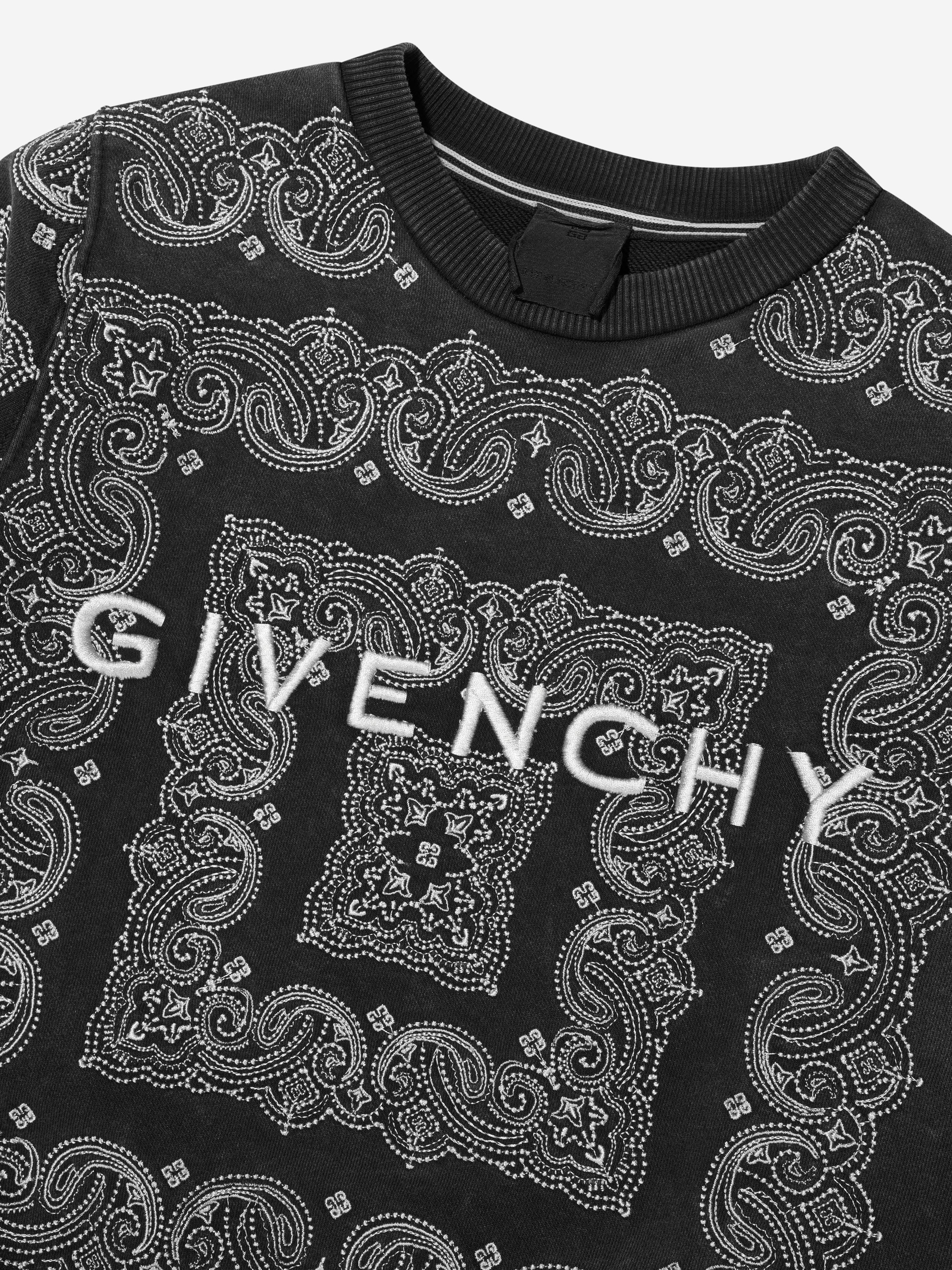 Givenchy Boys Bandana Print Sweatshirt