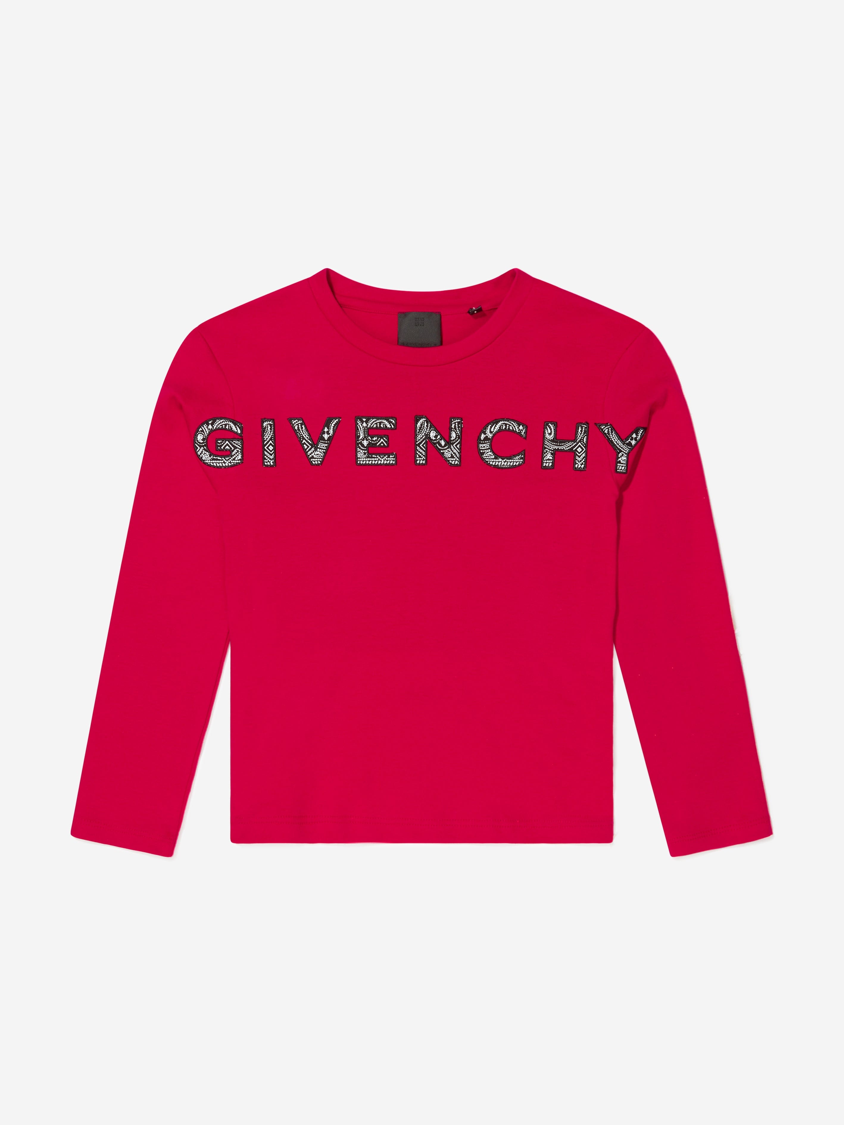 Givenchy Girls Long Sleeve Logo T-Shirt