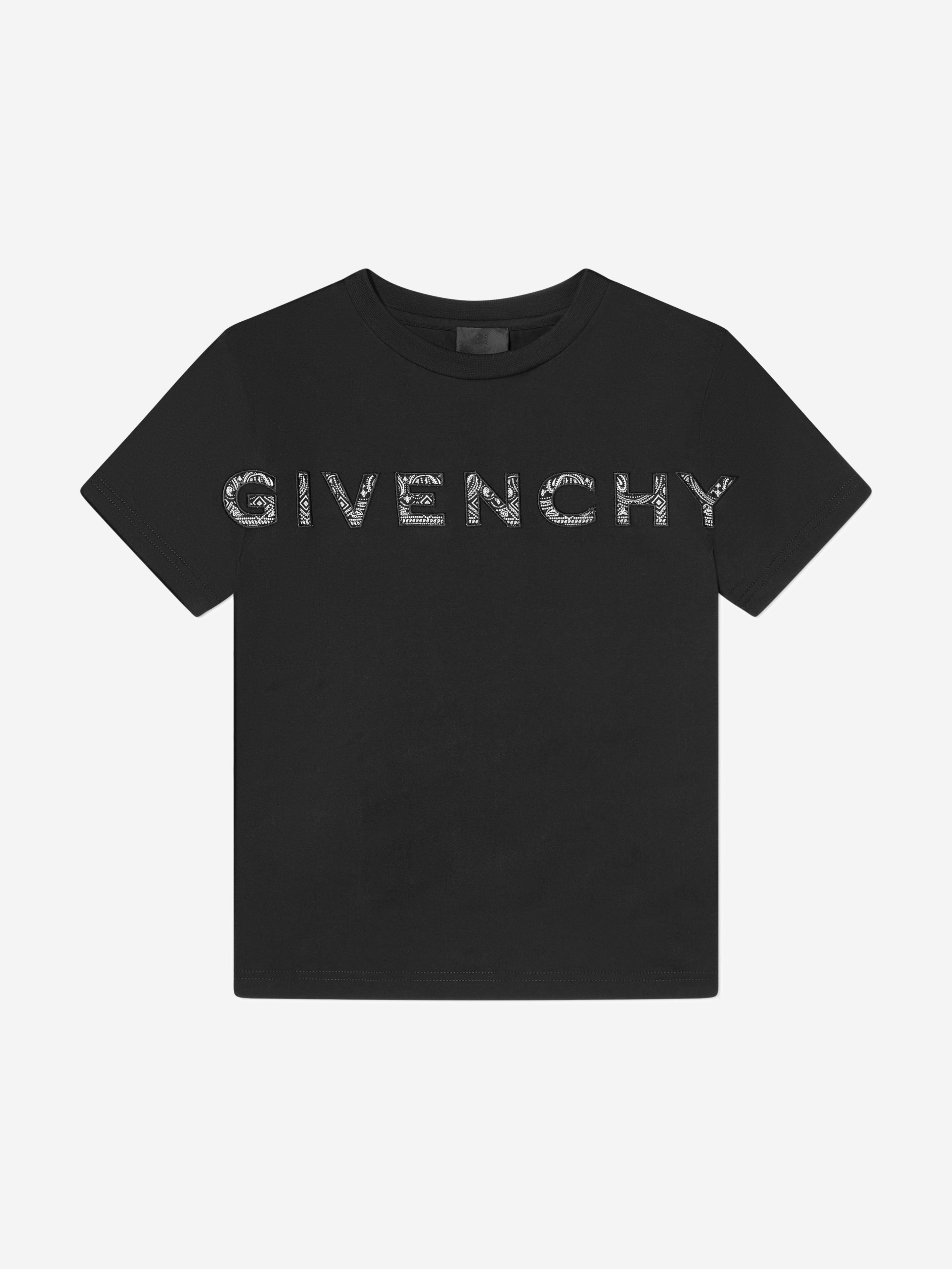 Givenchy Boys Bandana Logo T-Shirt