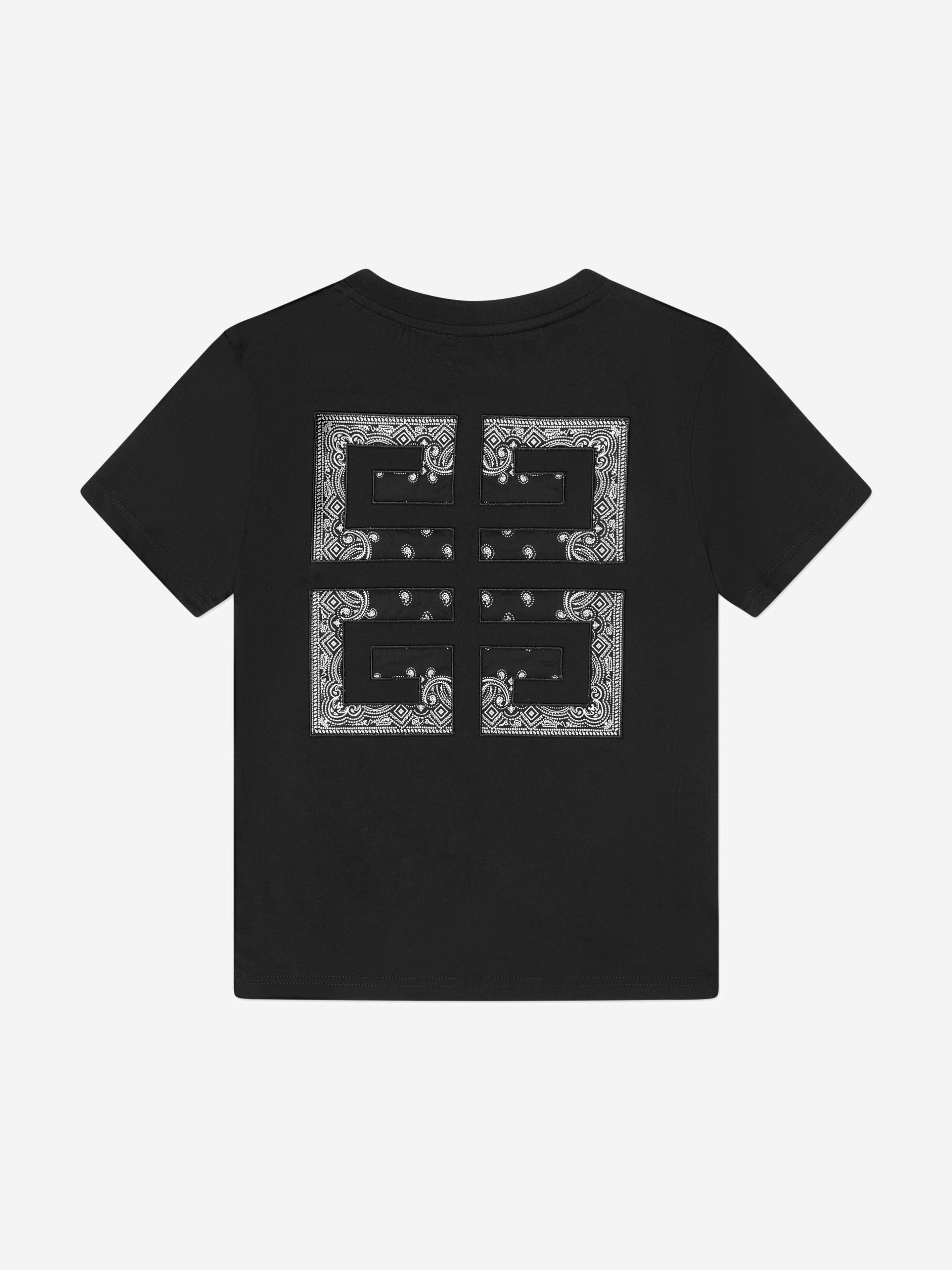 Givenchy Boys Bandana Logo T-Shirt