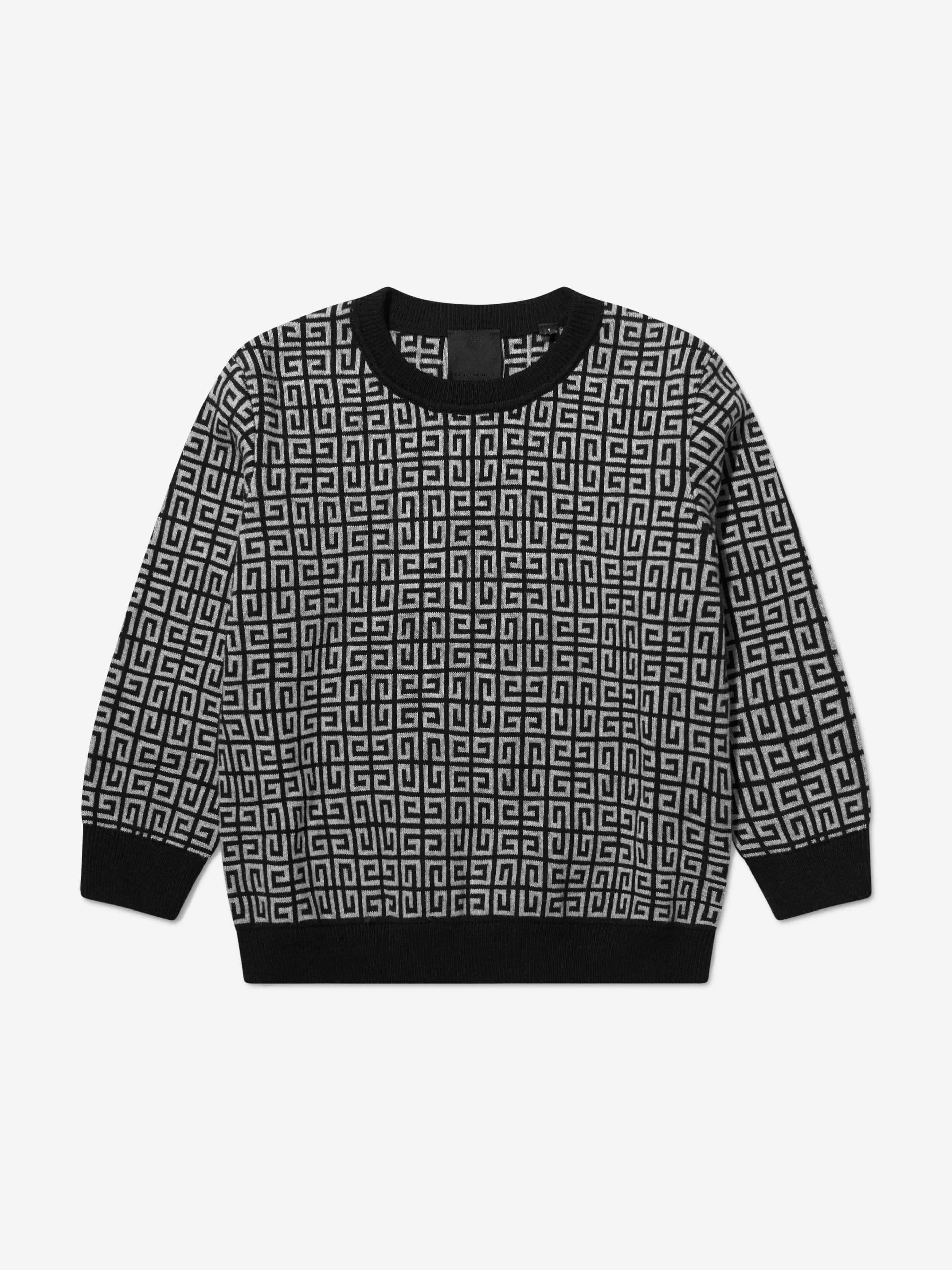 Givenchy Boys Knitted Jacquard Jumper