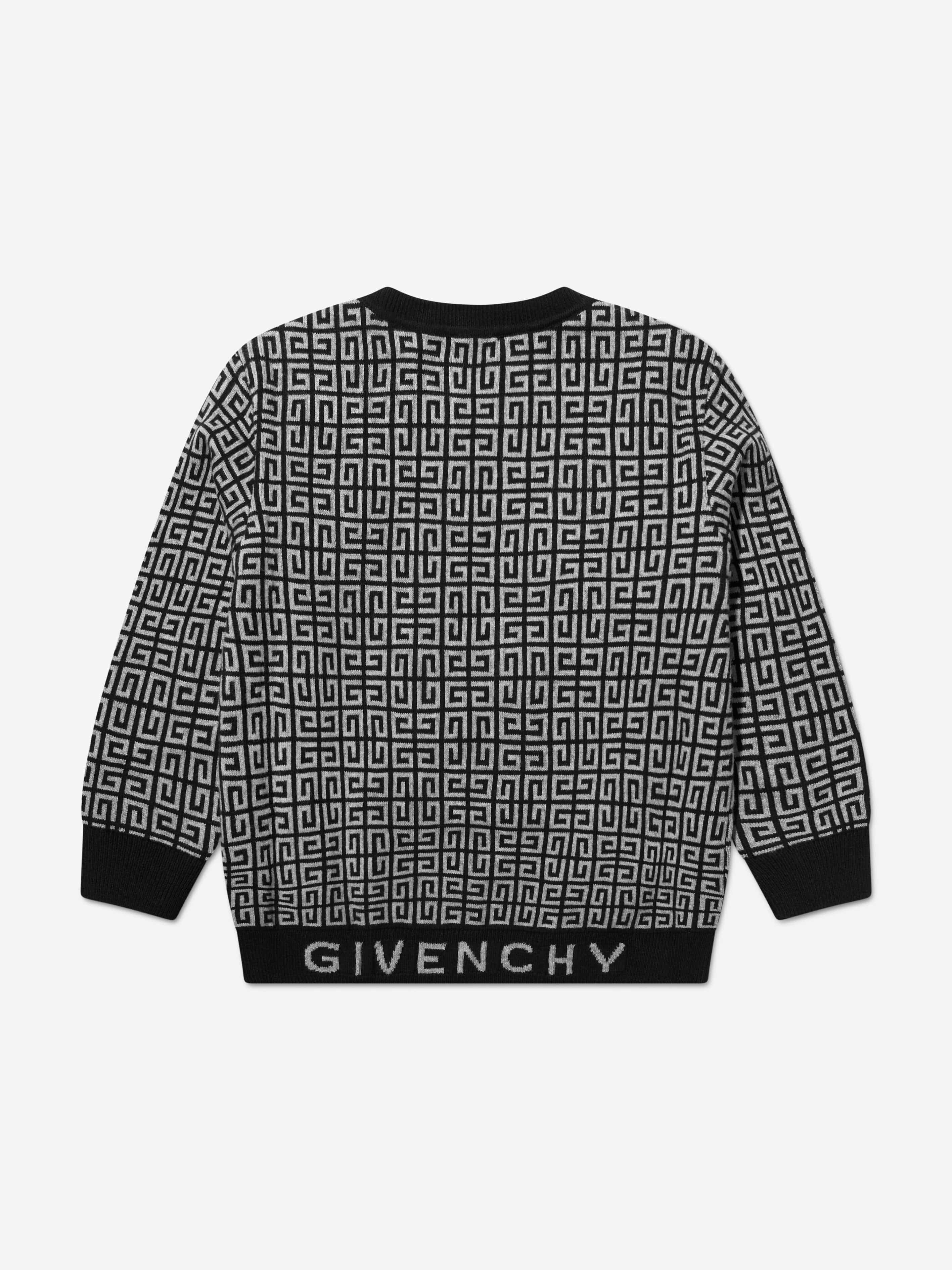 Givenchy Boys Knitted Jacquard Jumper