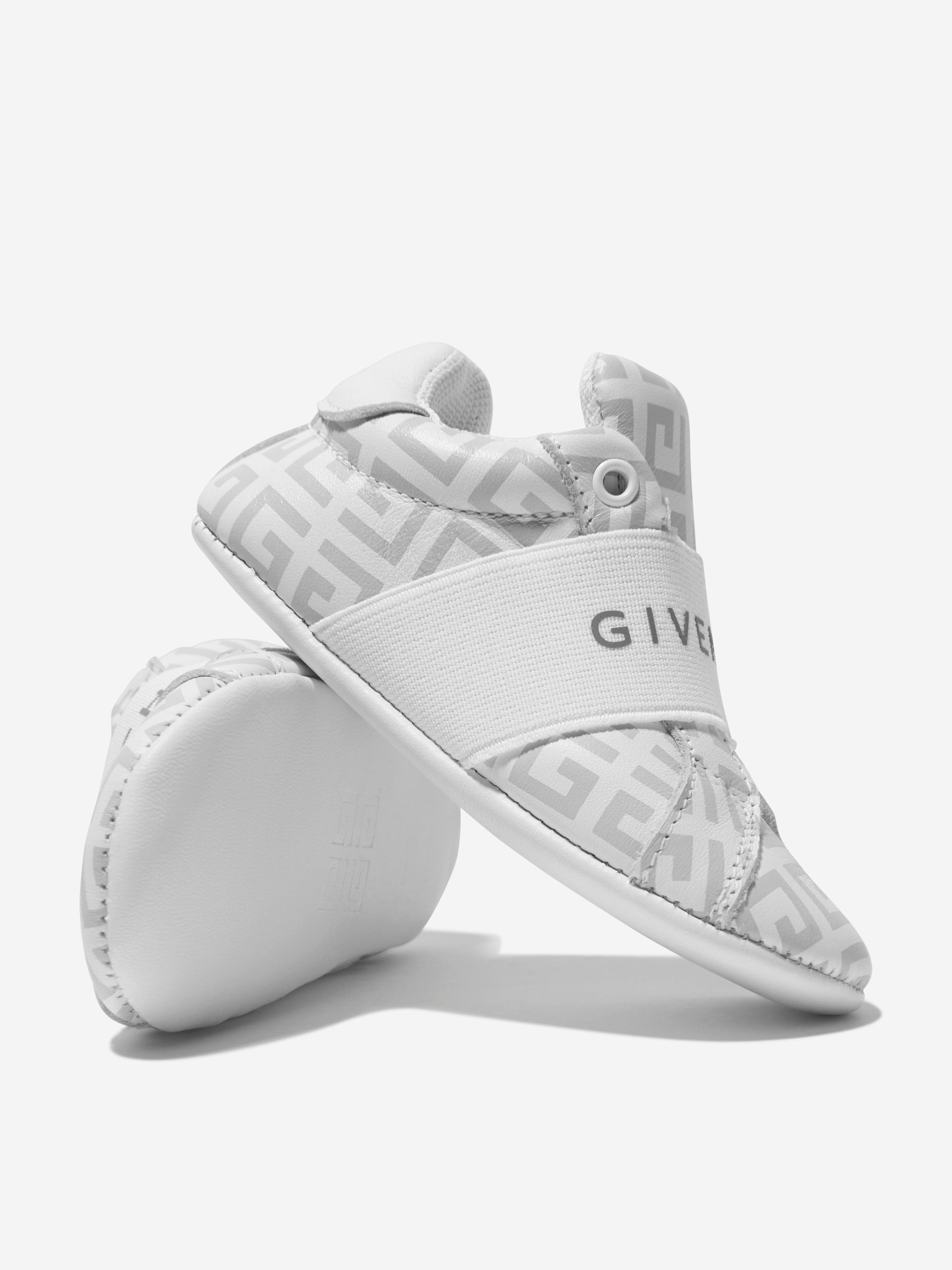 Givenchy Baby Leather Logo Booties