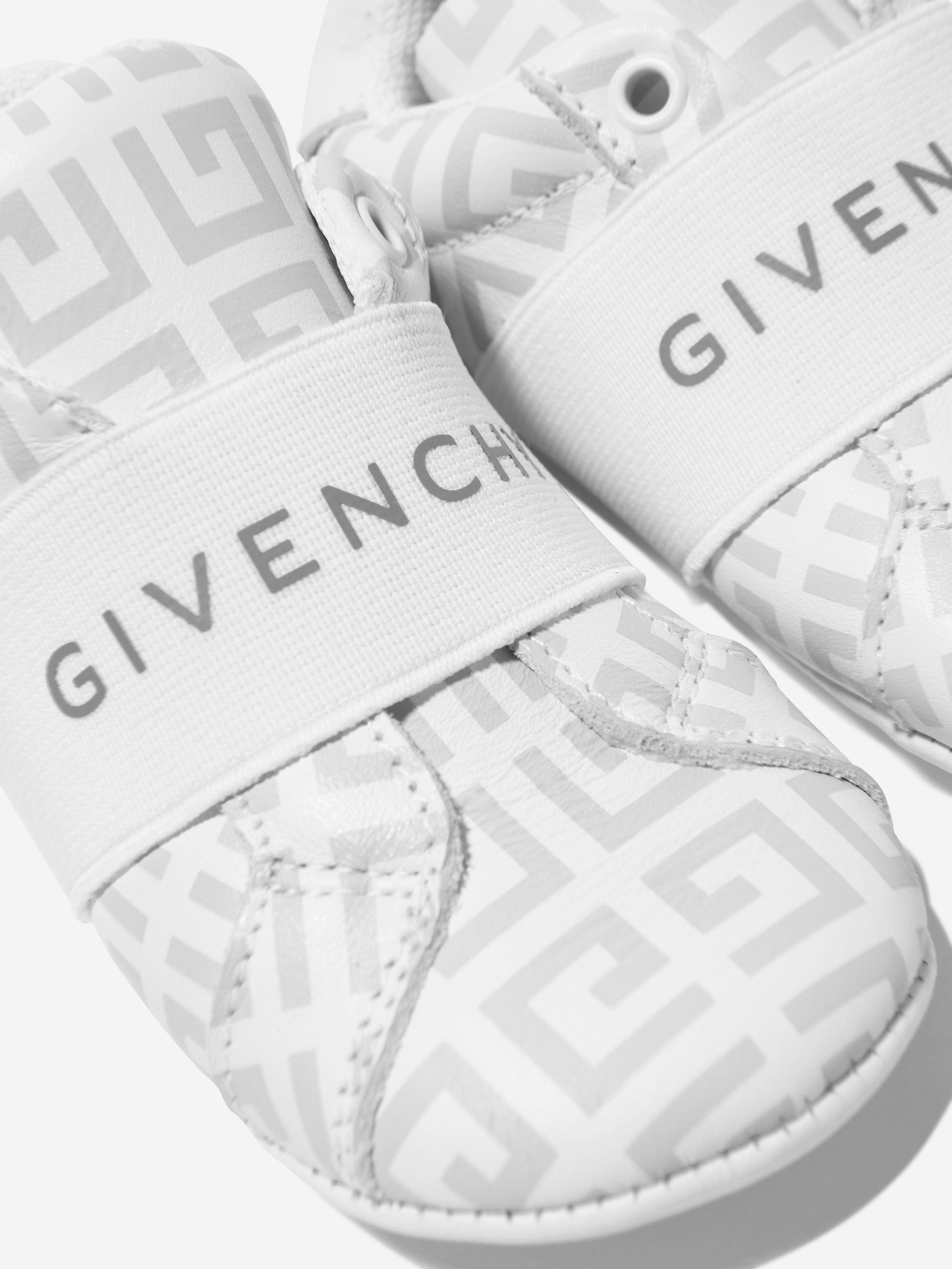 Givenchy Baby Leather Logo Booties