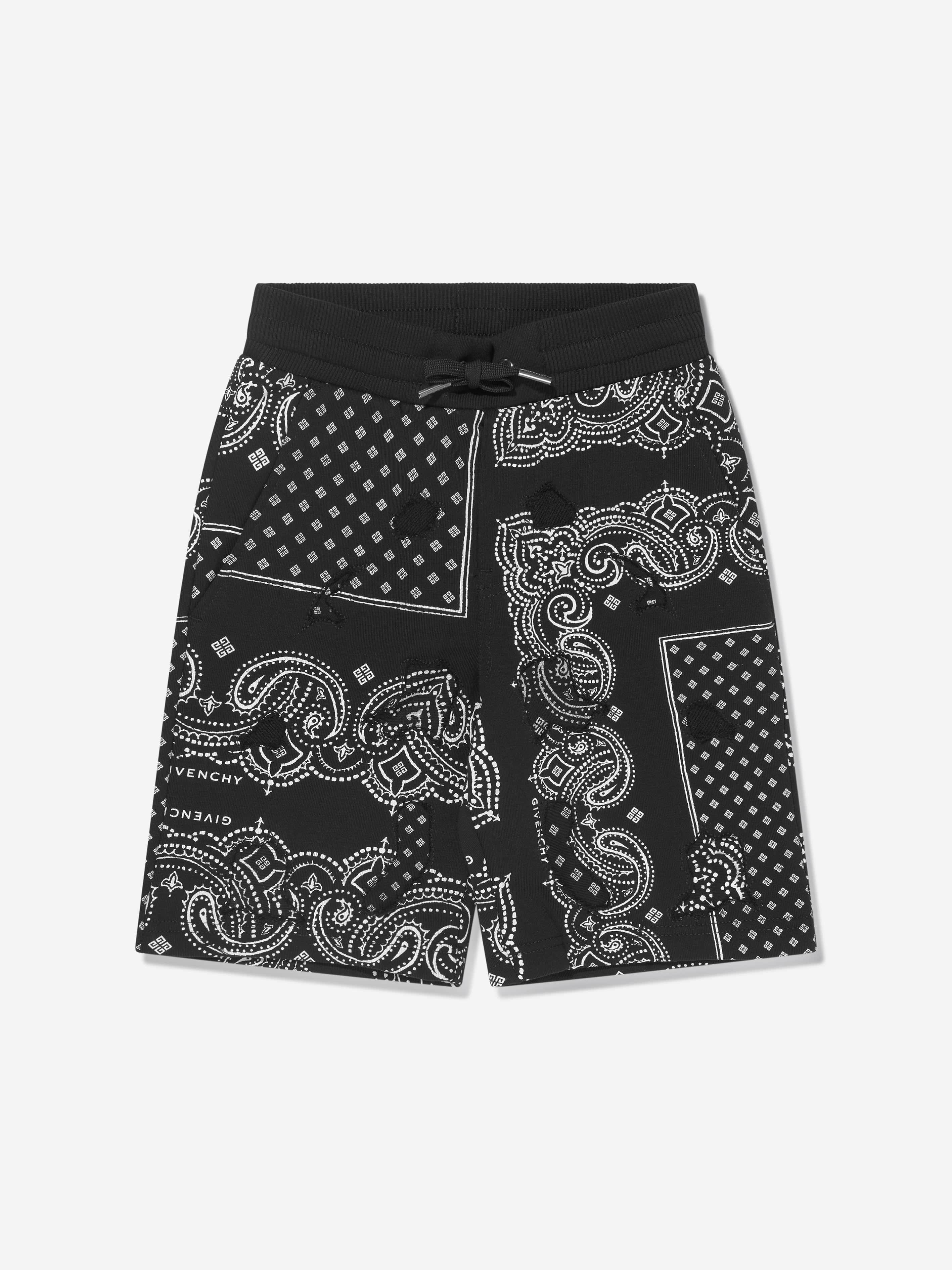 Givenchy Boys Bandana Print Bermuda Shorts