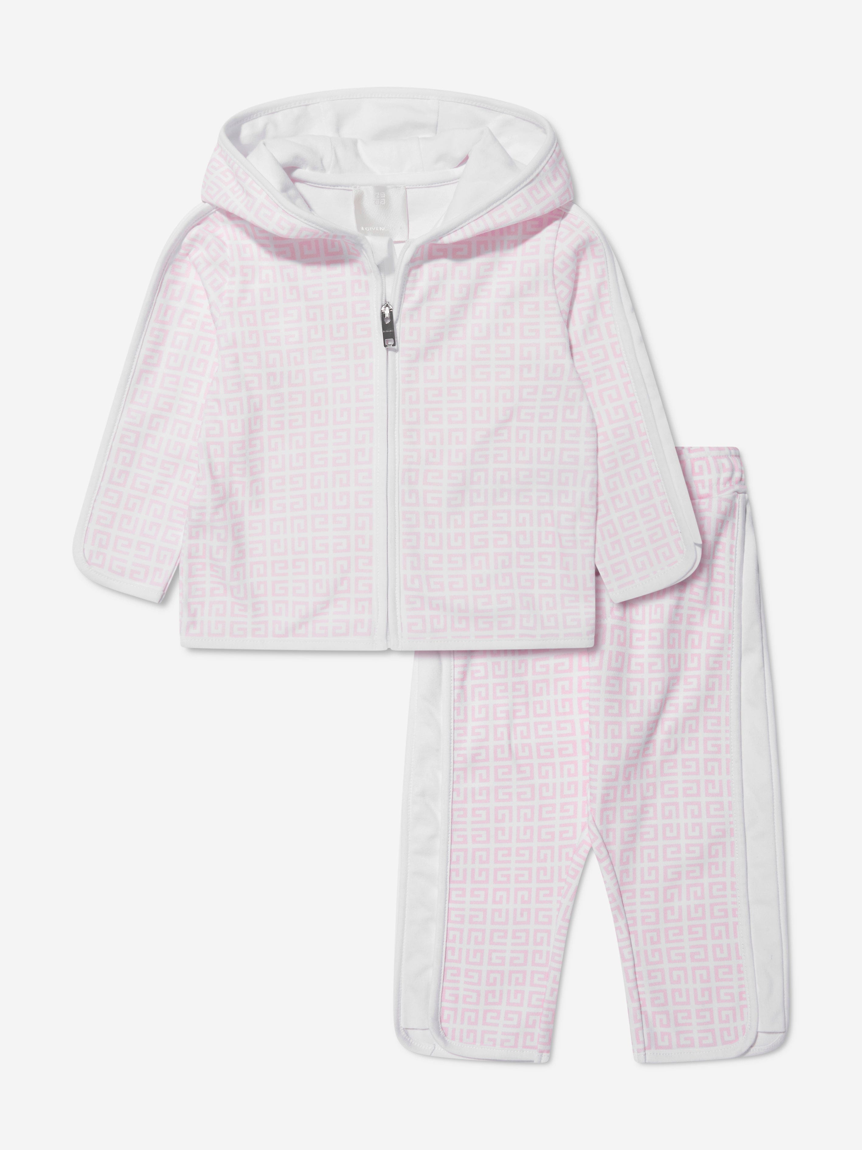 Givenchy Baby Girls 4G Logo Tracksuit in Pink