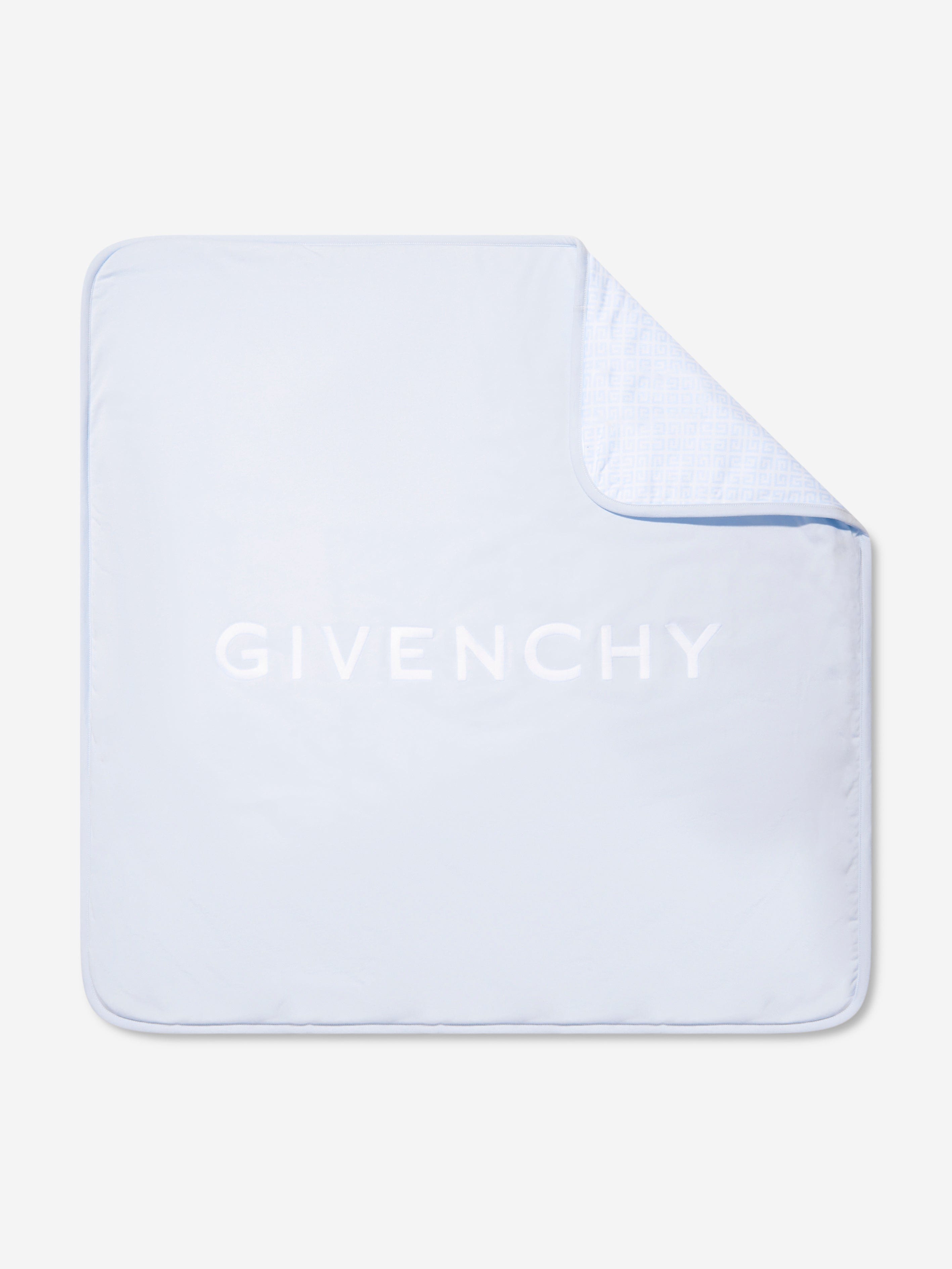 Givenchy Baby Boys Embroidered Logo Blanket in Blue