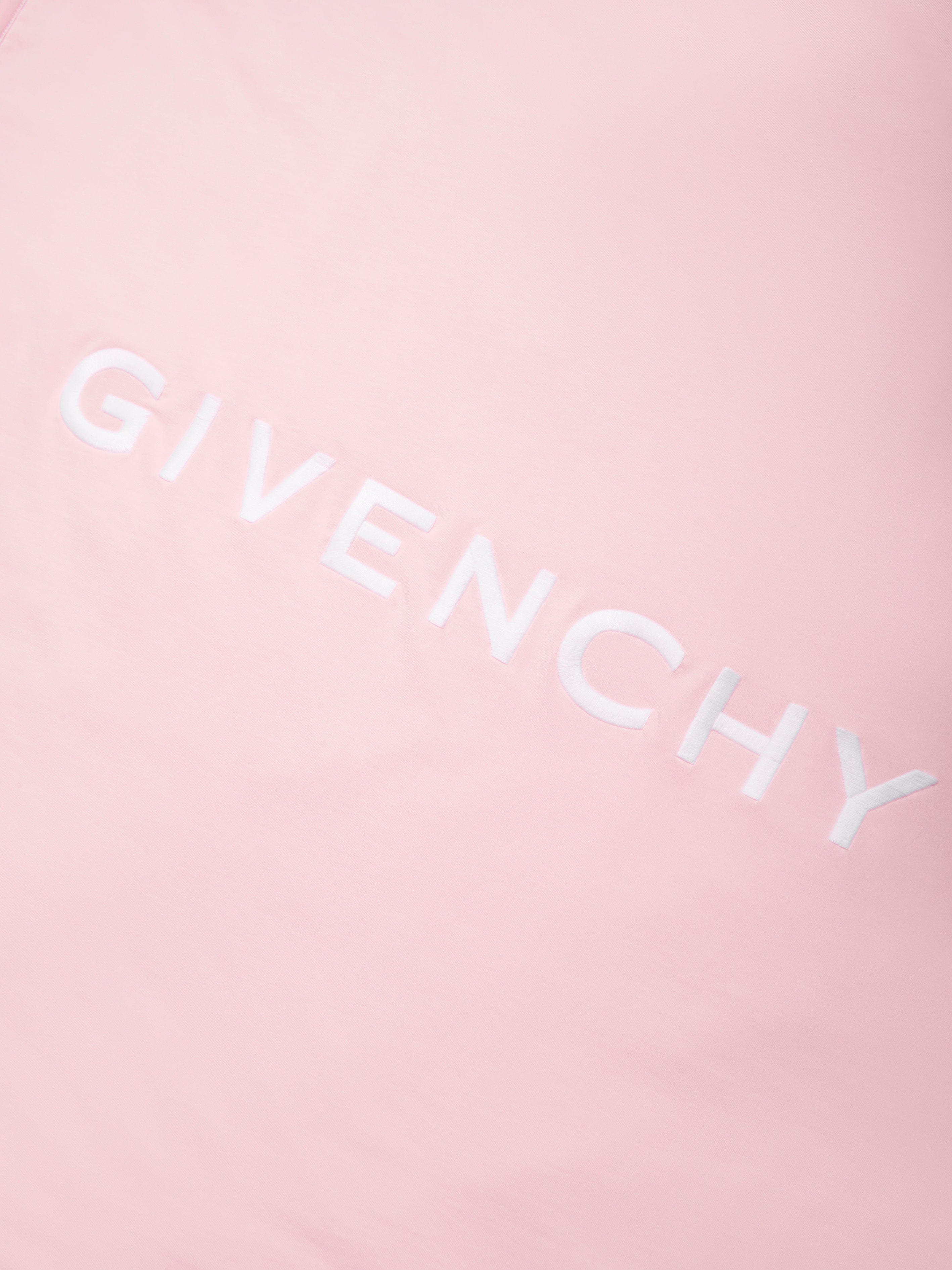 Givenchy Baby Girls Embroidered Logo Blanket in Pink