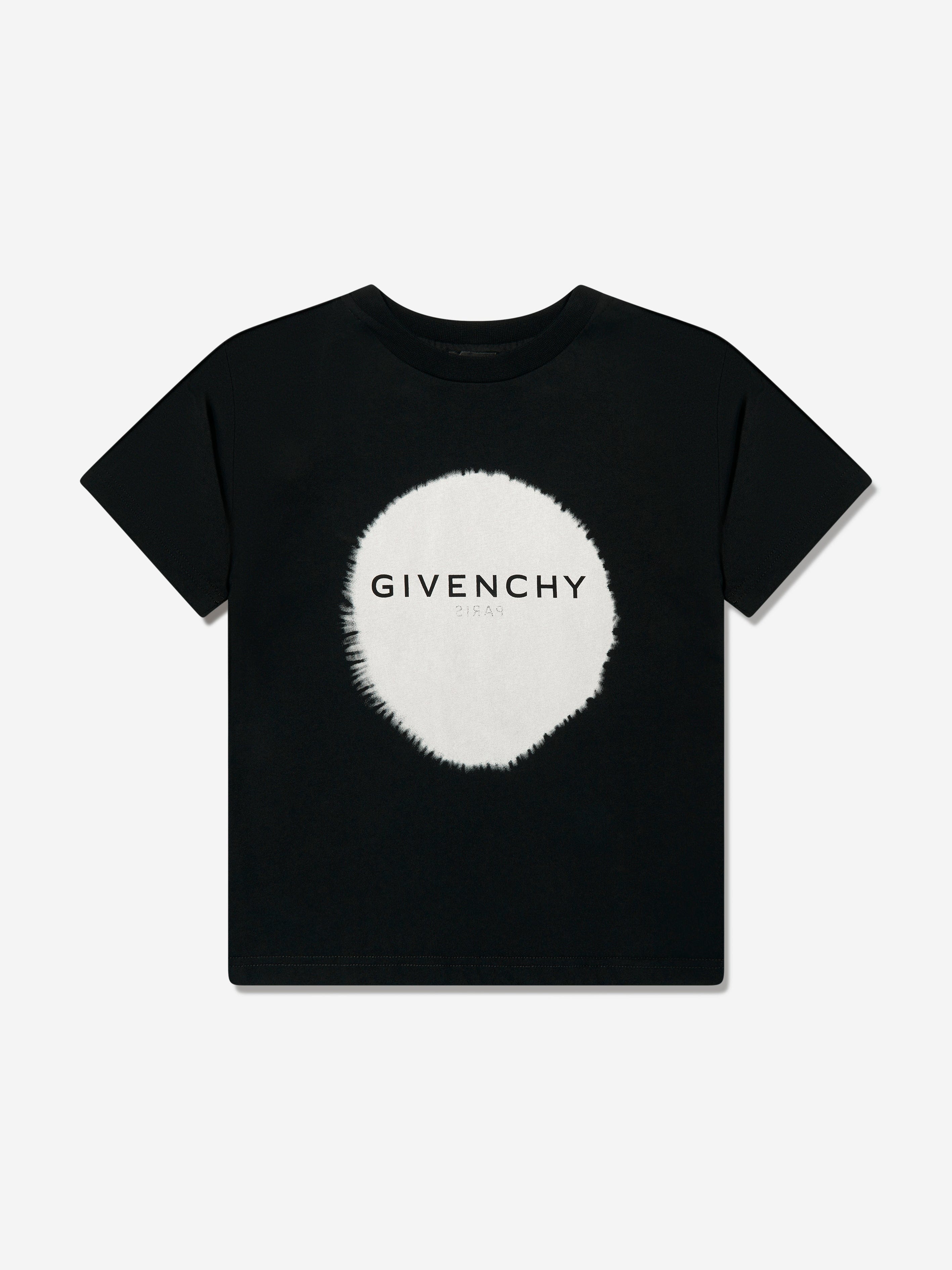 Givenchy Boys Logo Print T-Shirt in Black