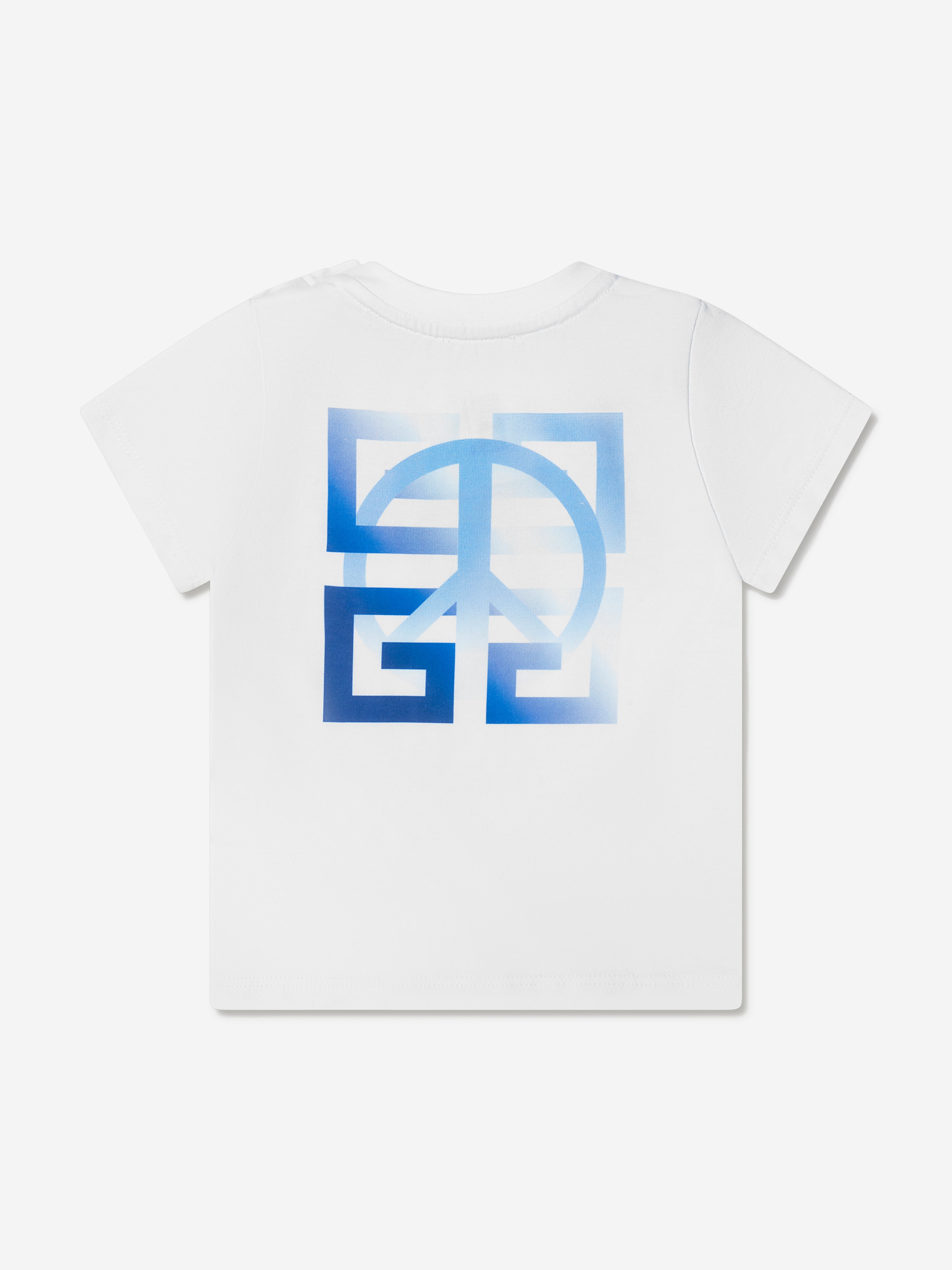 Givenchy Baby Boys Logo Print T-Shirt in White