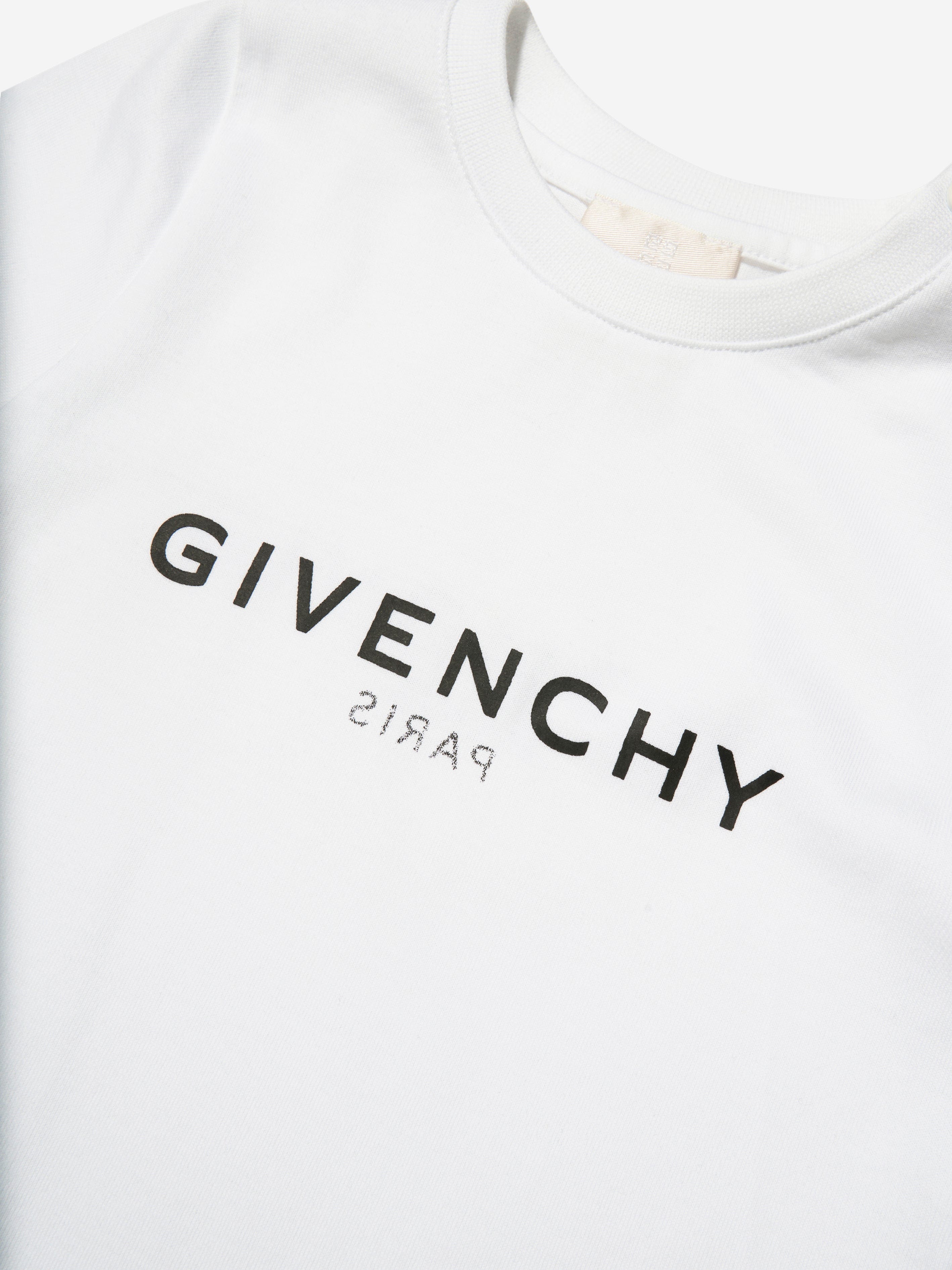 Givenchy Baby Boys Logo Print T-Shirt in White