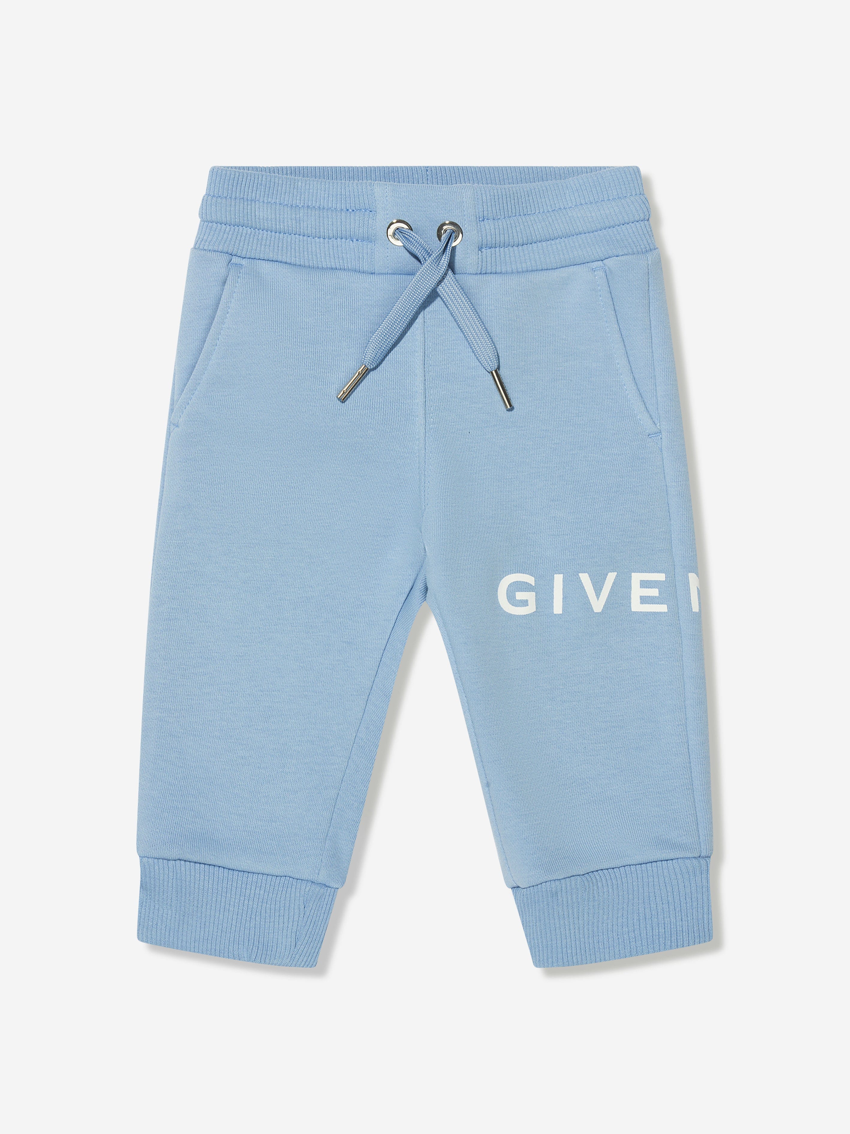 Givenchy Baby Boys Logo Joggers in Blue