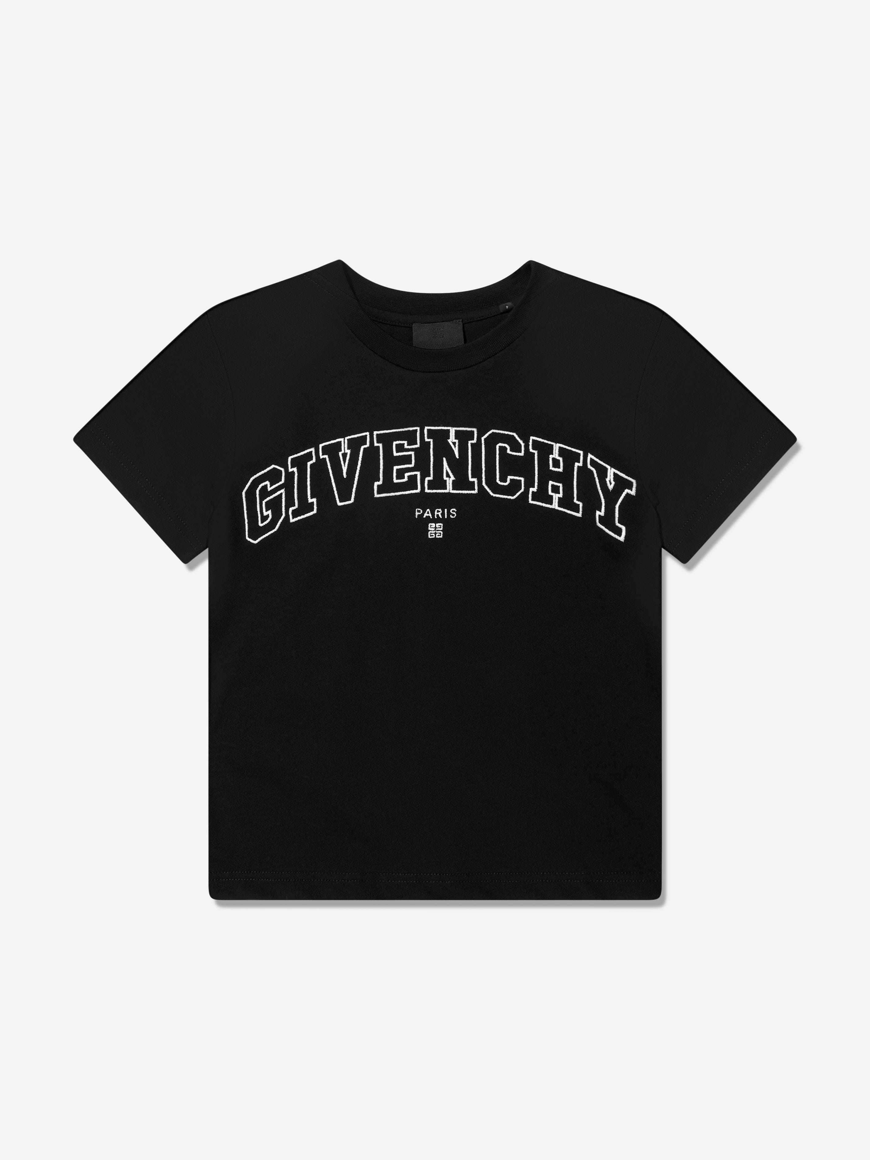 Givenchy Boys Varsity Logo T-Shirt in Black