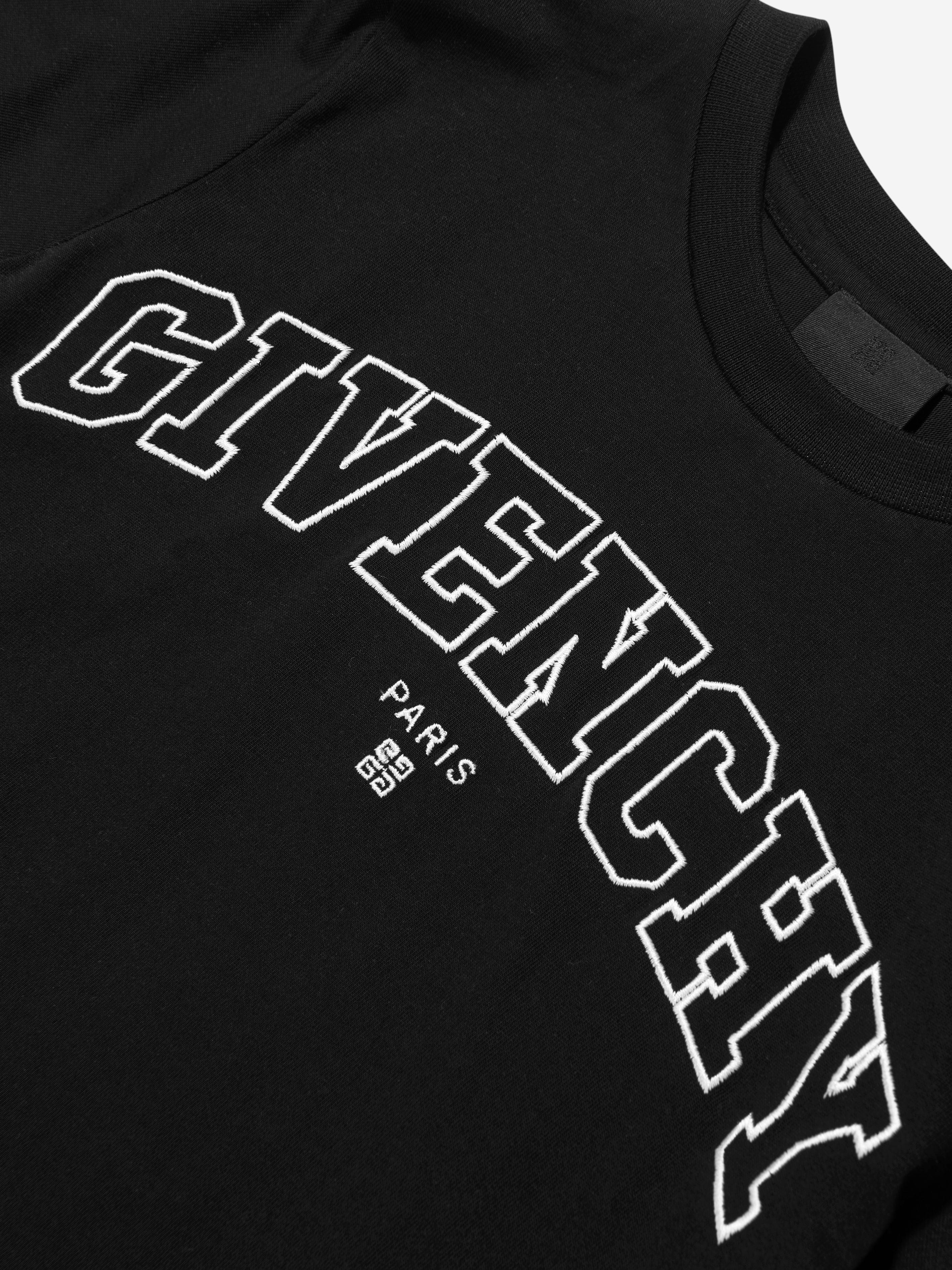 Givenchy Boys Varsity Logo T-Shirt in Black