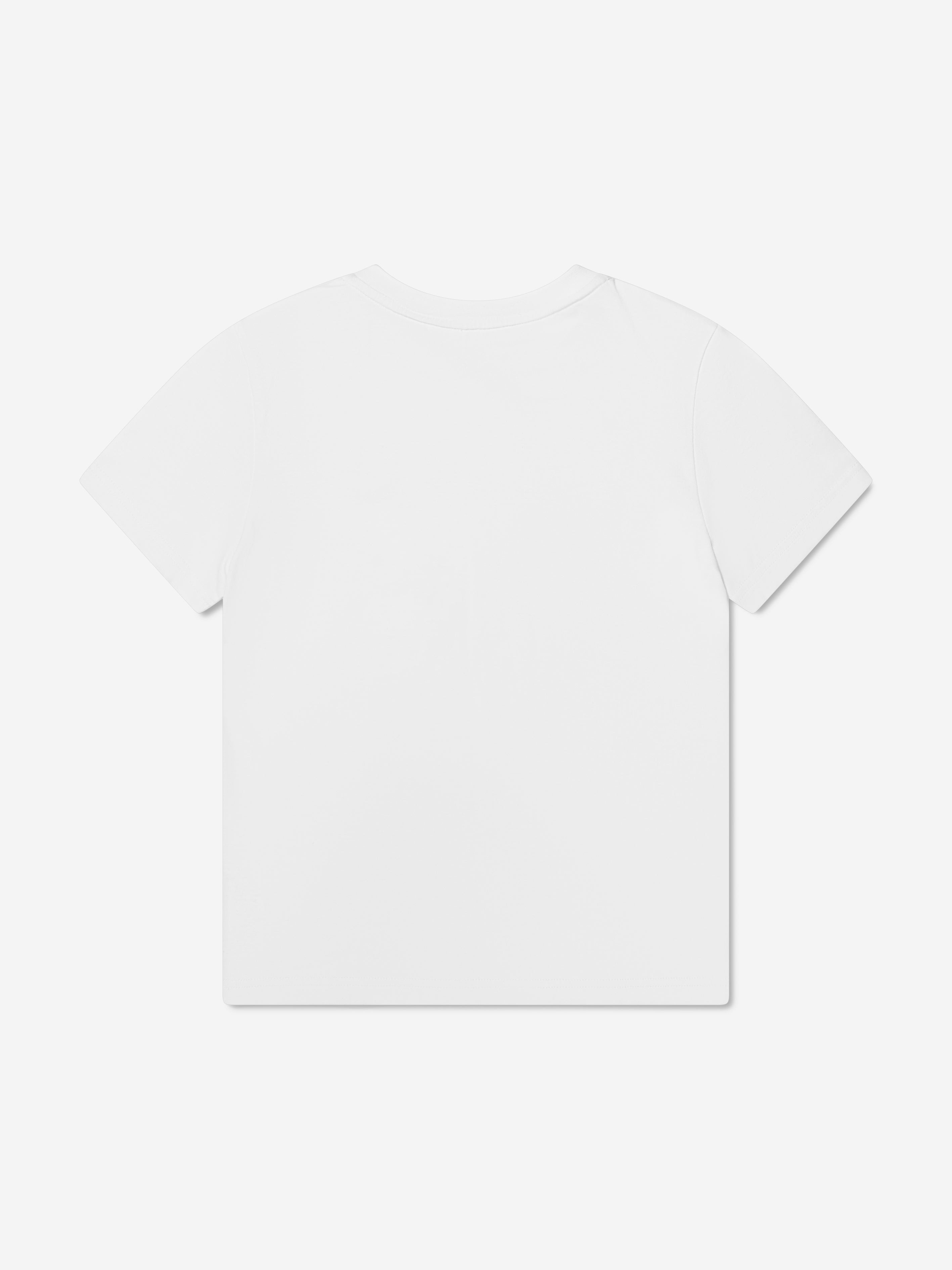 Givenchy Boys Paint Effect Logo T-Shirt in White