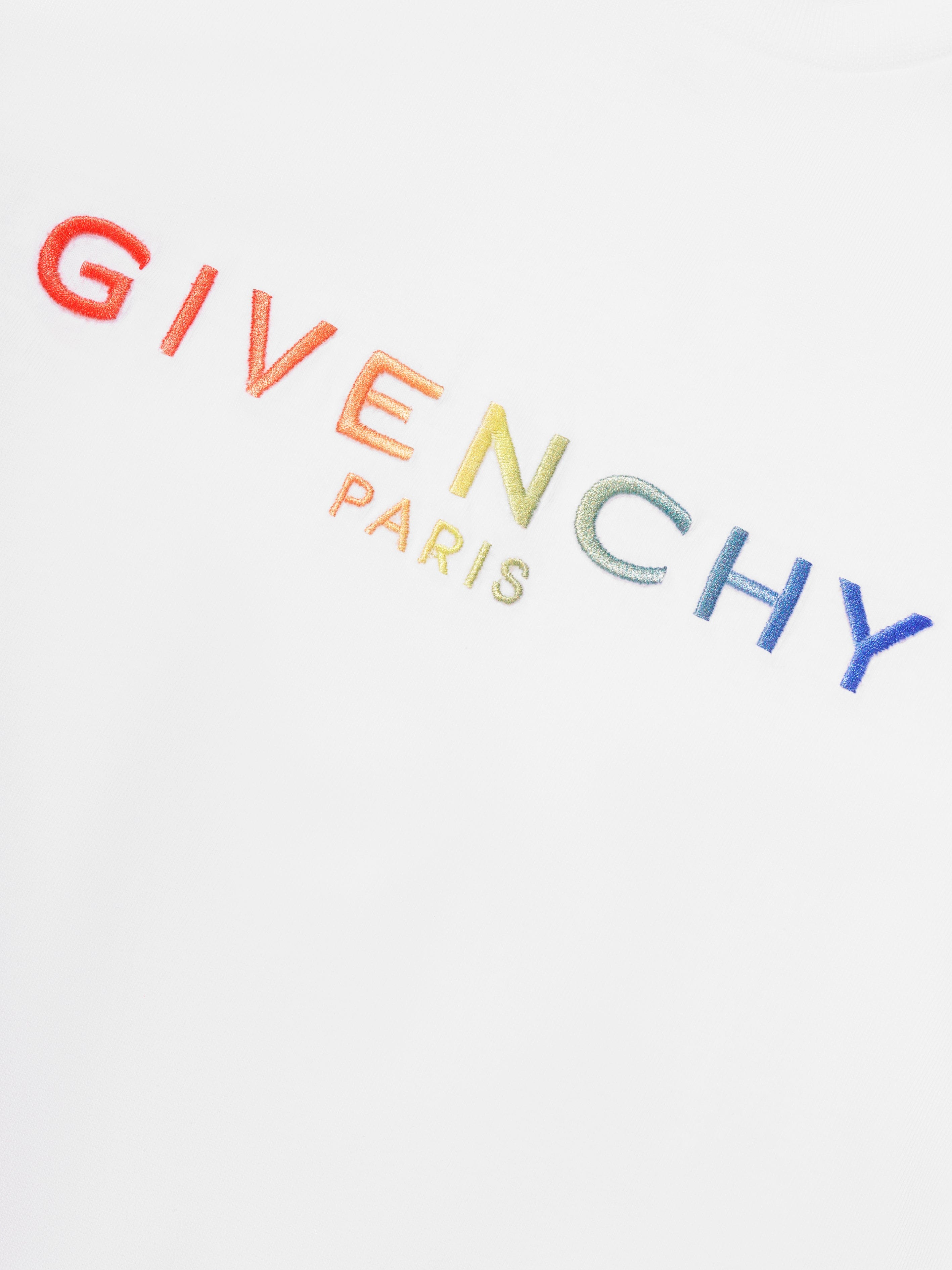 Givenchy Boys Embroidered Logo T-Shirt in White