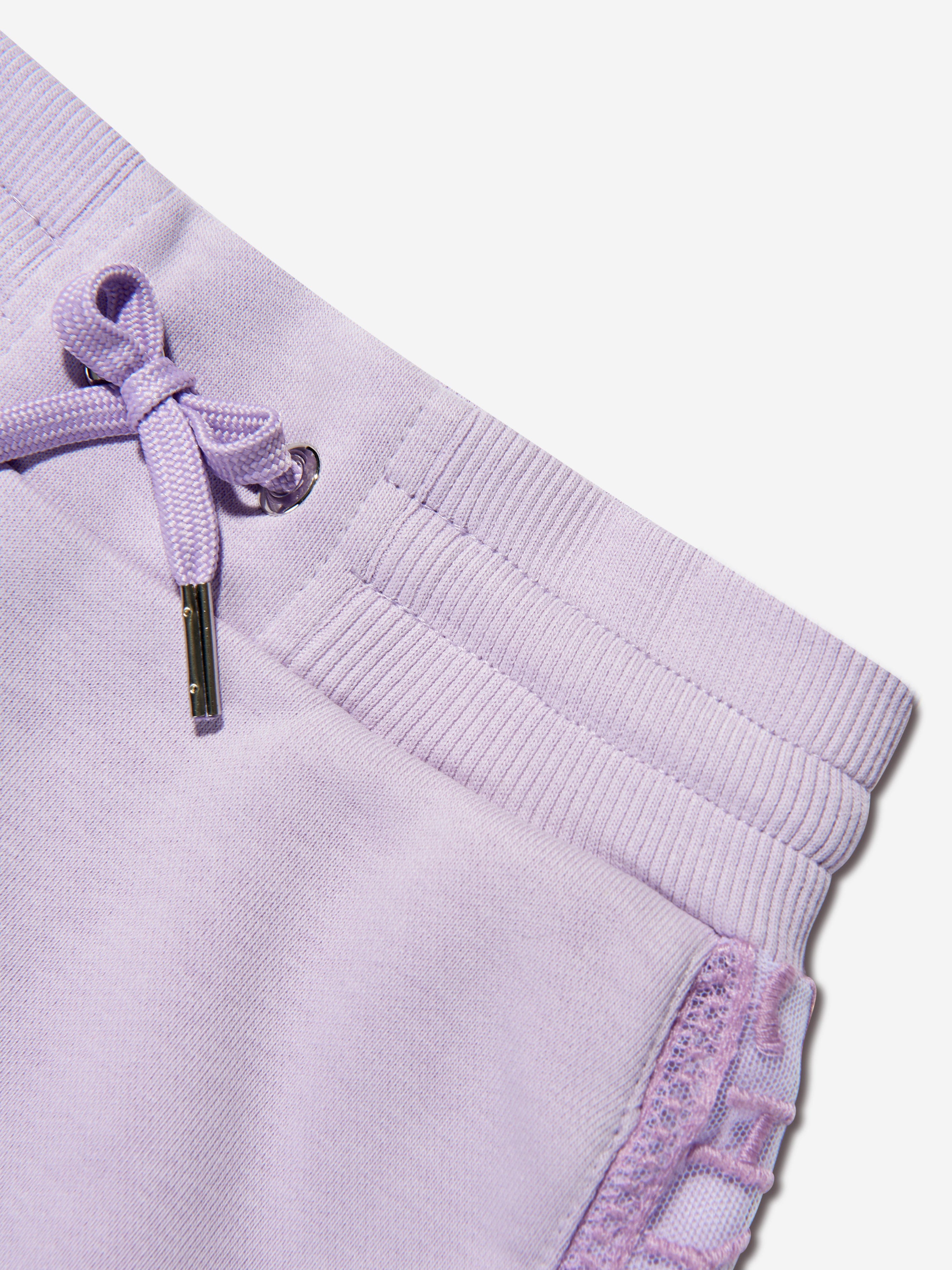 Givenchy Girls Logo Band Fleece Skirt in Lilac