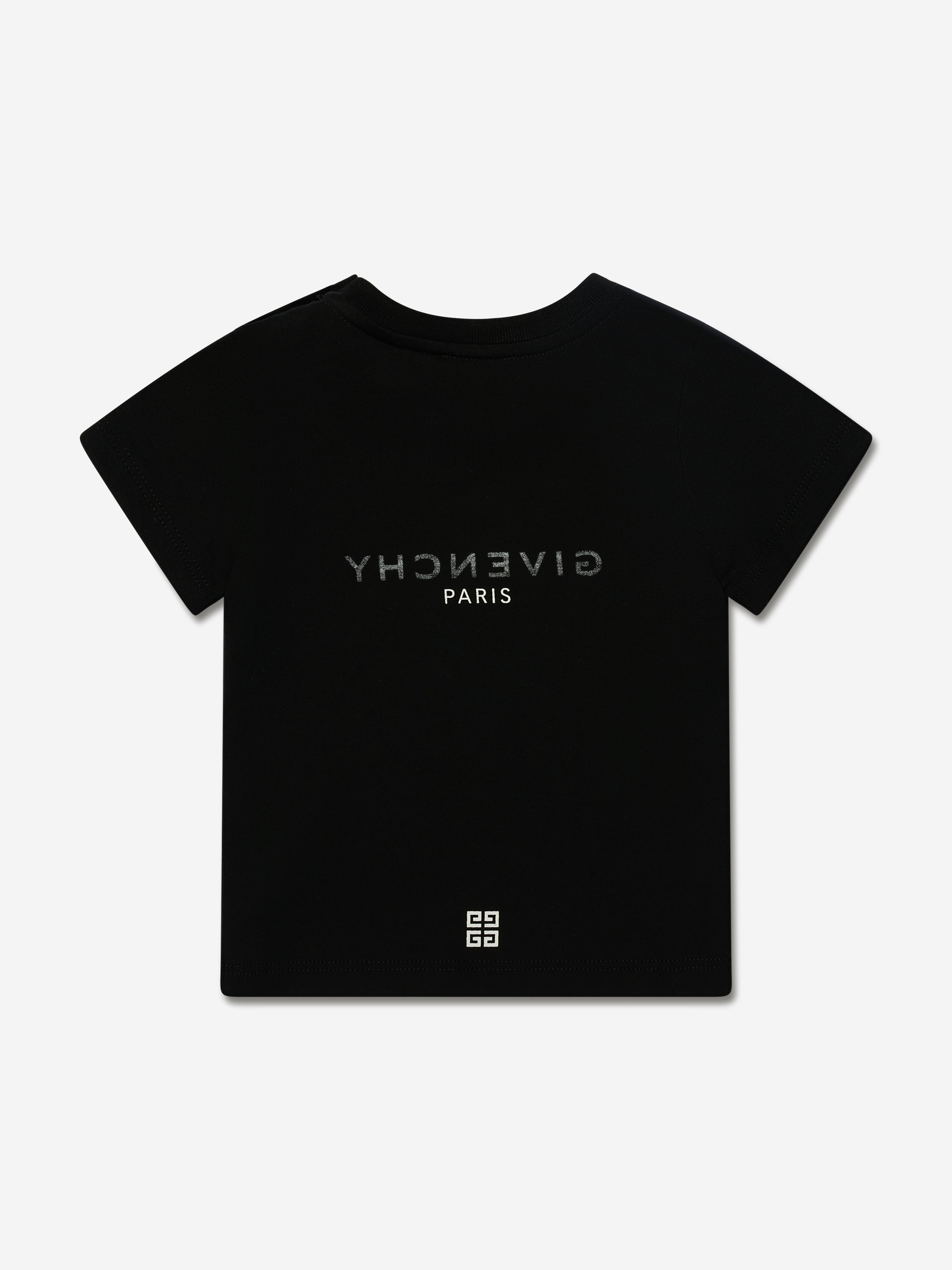 Givenchy Baby Boys Logo Print T-Shirt in Black