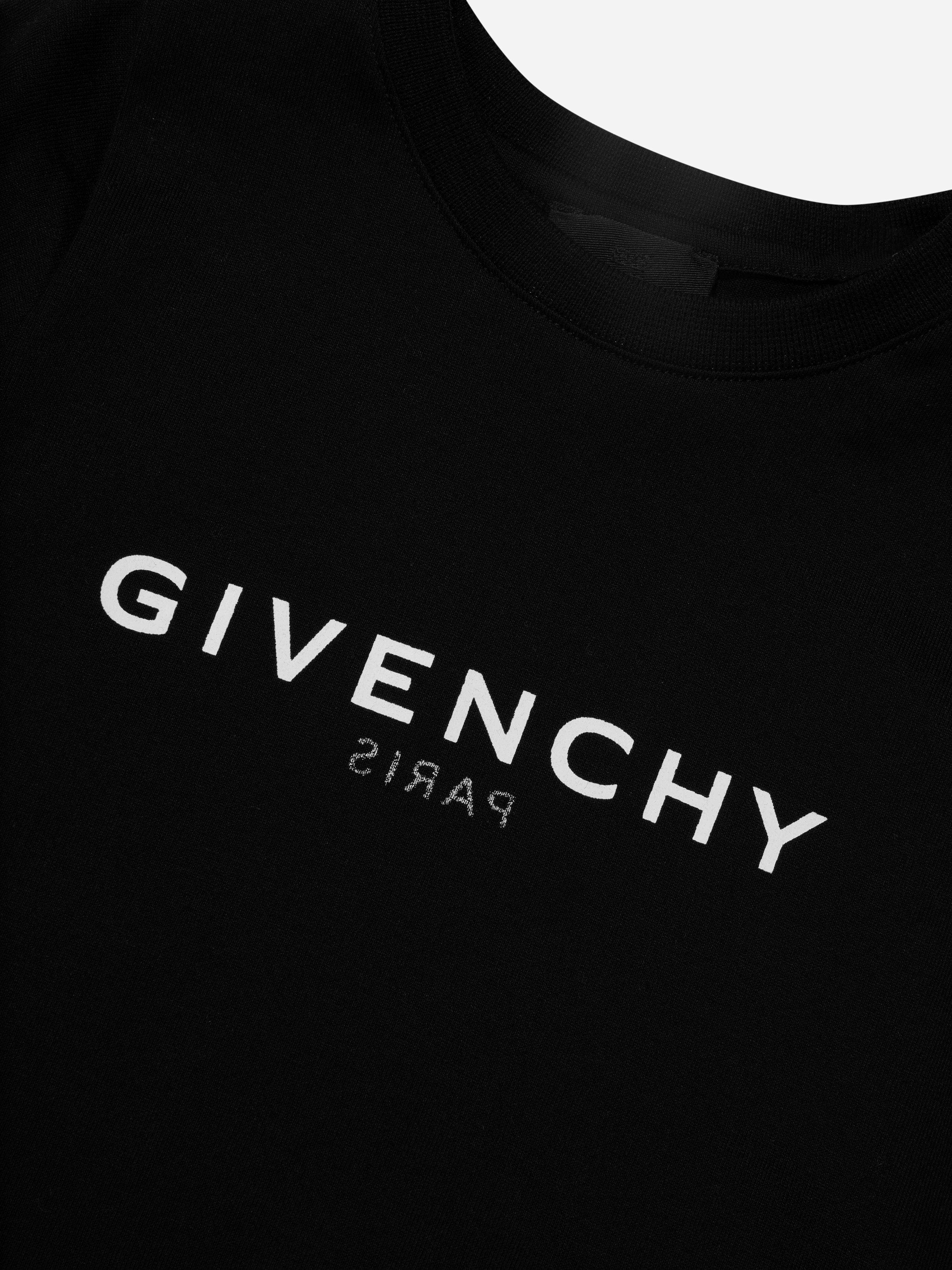 Givenchy Baby Boys Logo Print T-Shirt in Black