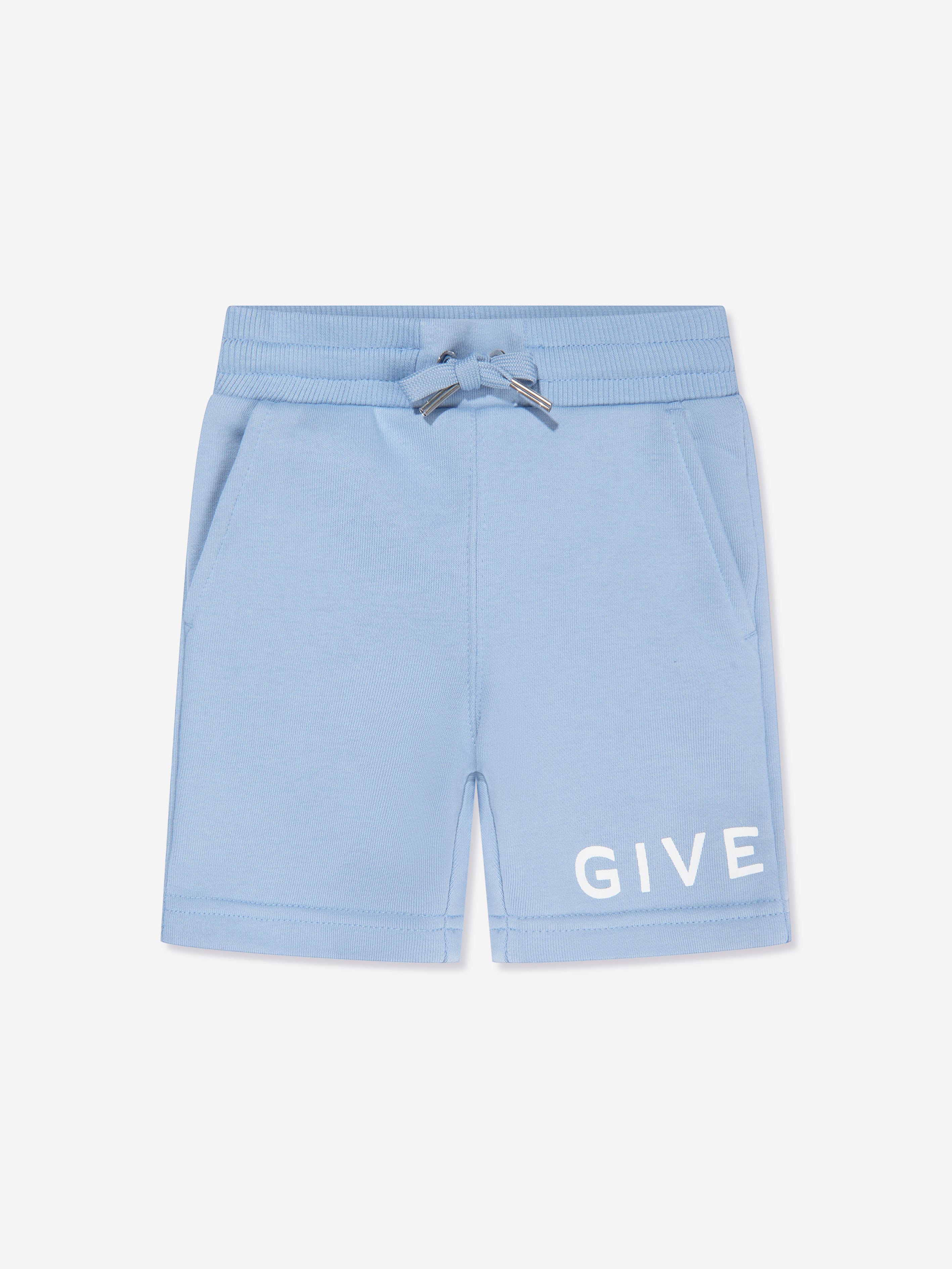 Givenchy Baby Boys Logo Bermuda Shorts in Blue