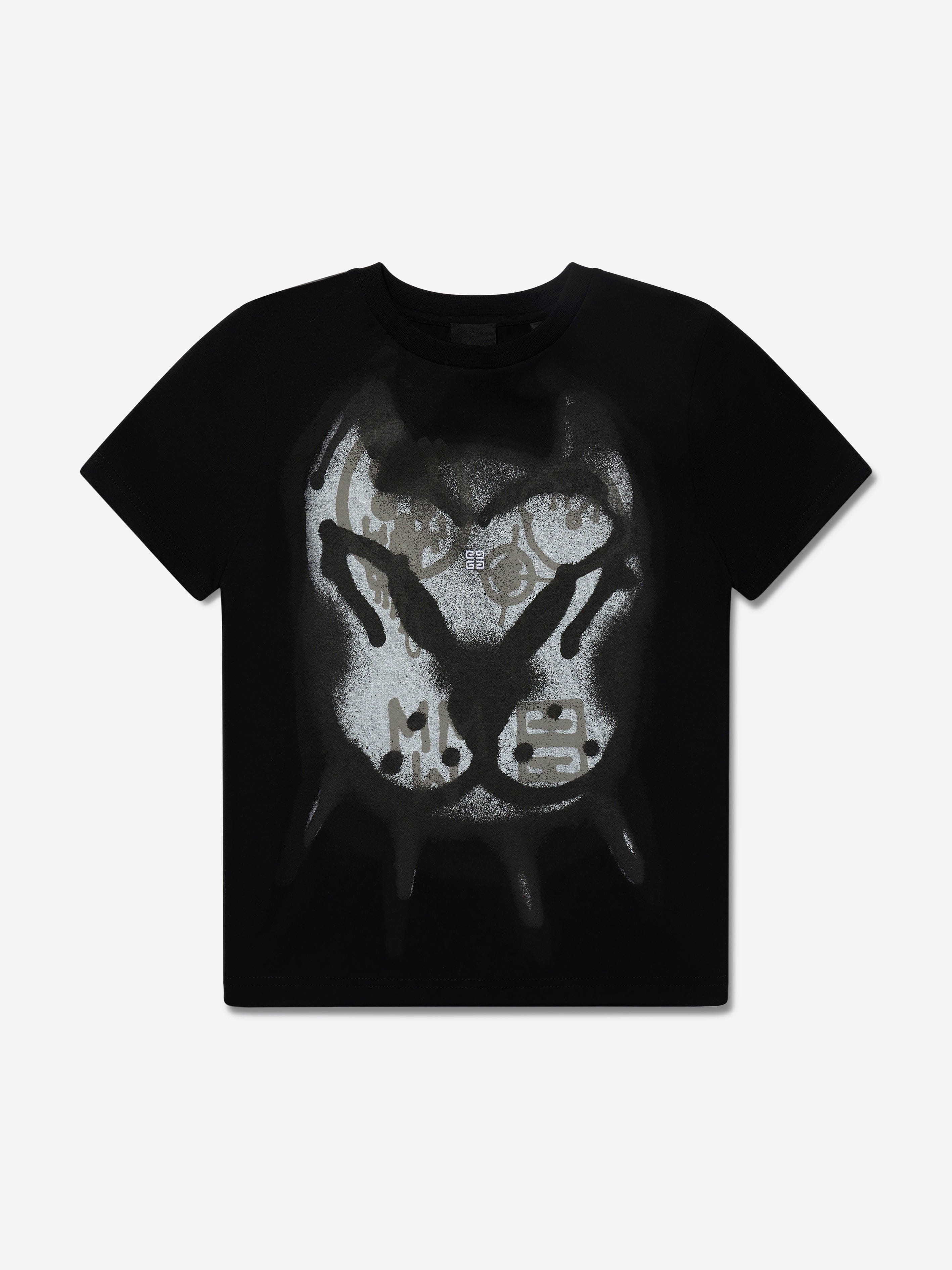 Givenchy Boys Chito Edition Print T-Shirt in Black