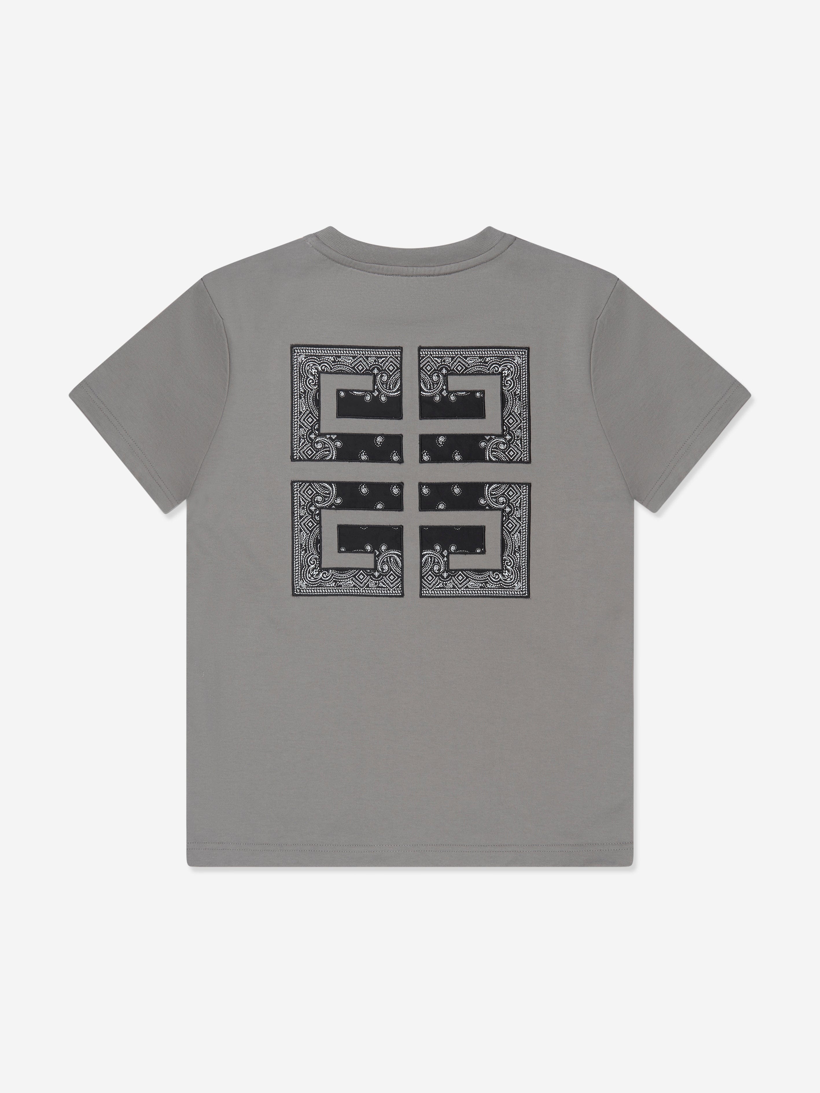 Givenchy Boys Bandana Logo T-Shirt