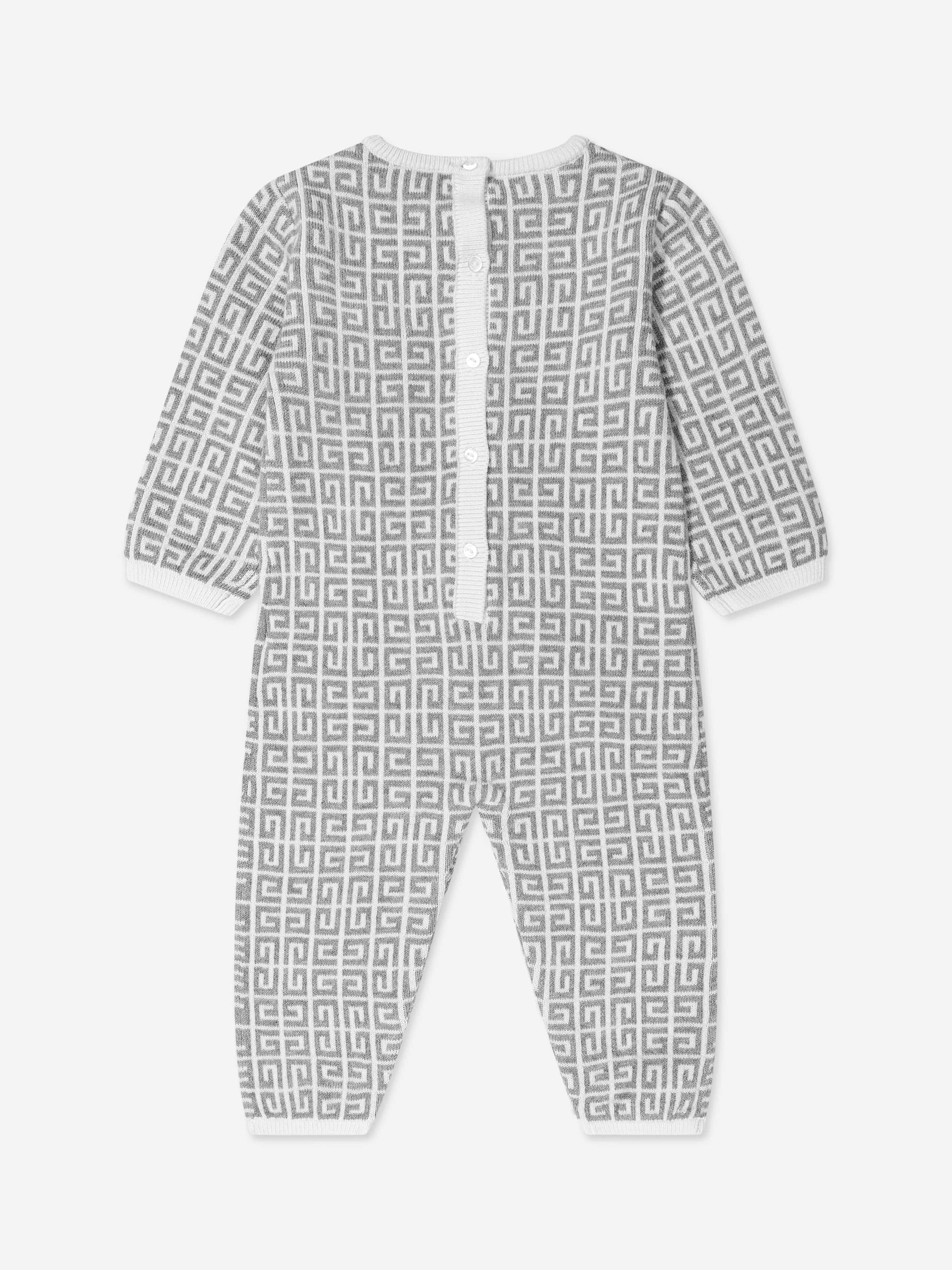 Givenchy Baby Knitted 4G Jacquard Romper