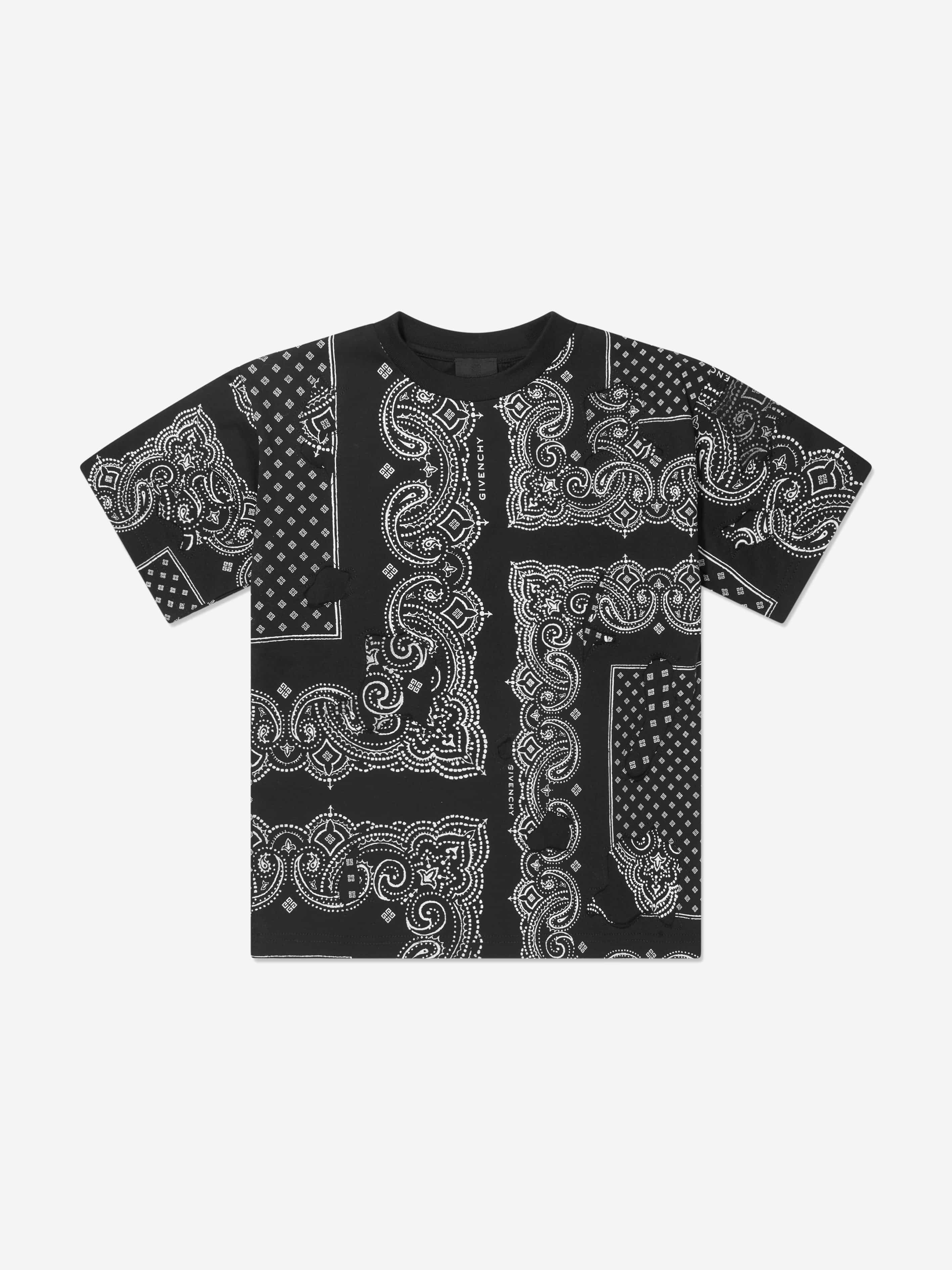 Givenchy Boys Bandana Print T-Shirt