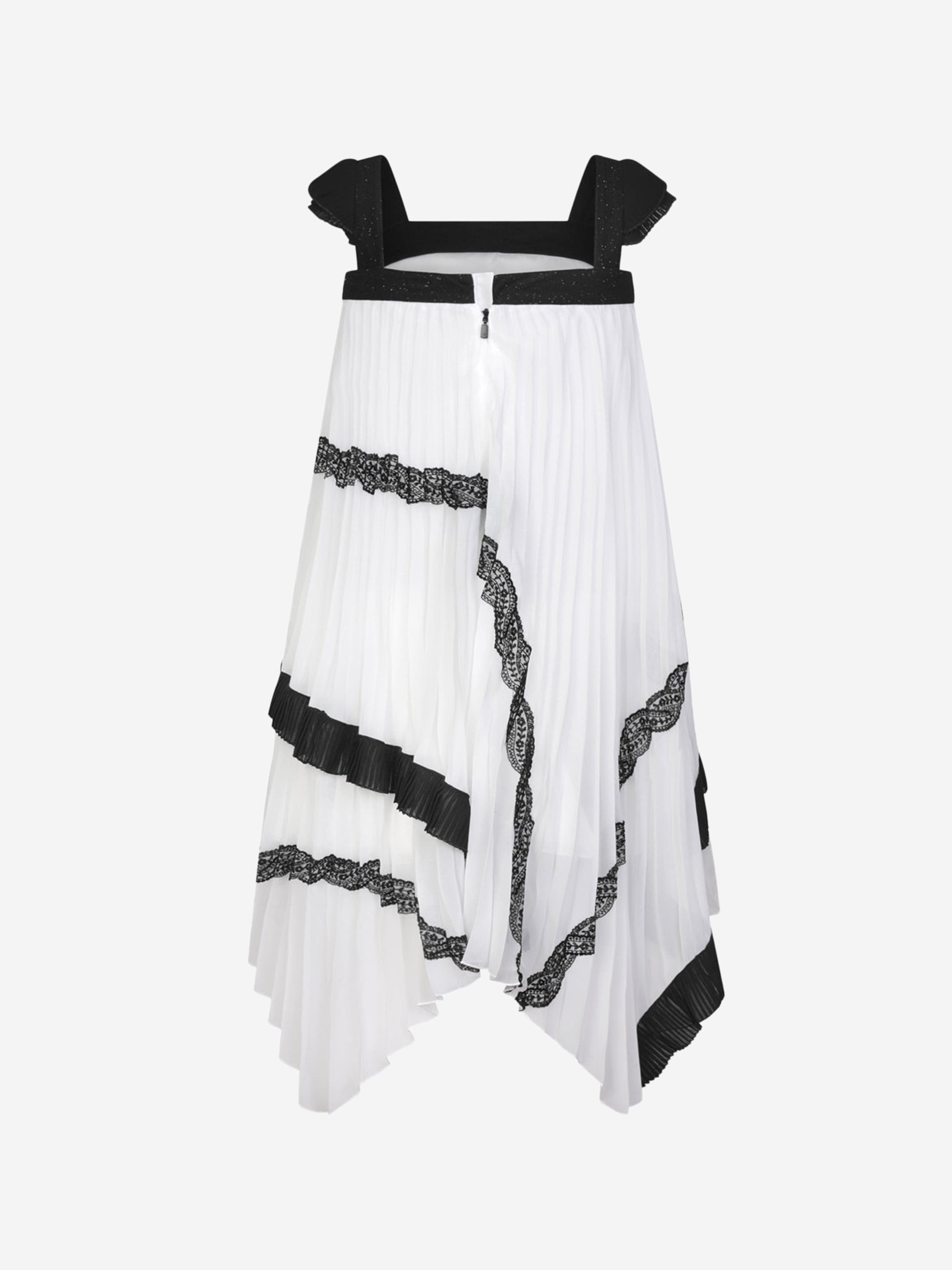 Givenchy Girls & Black Pleated Dress