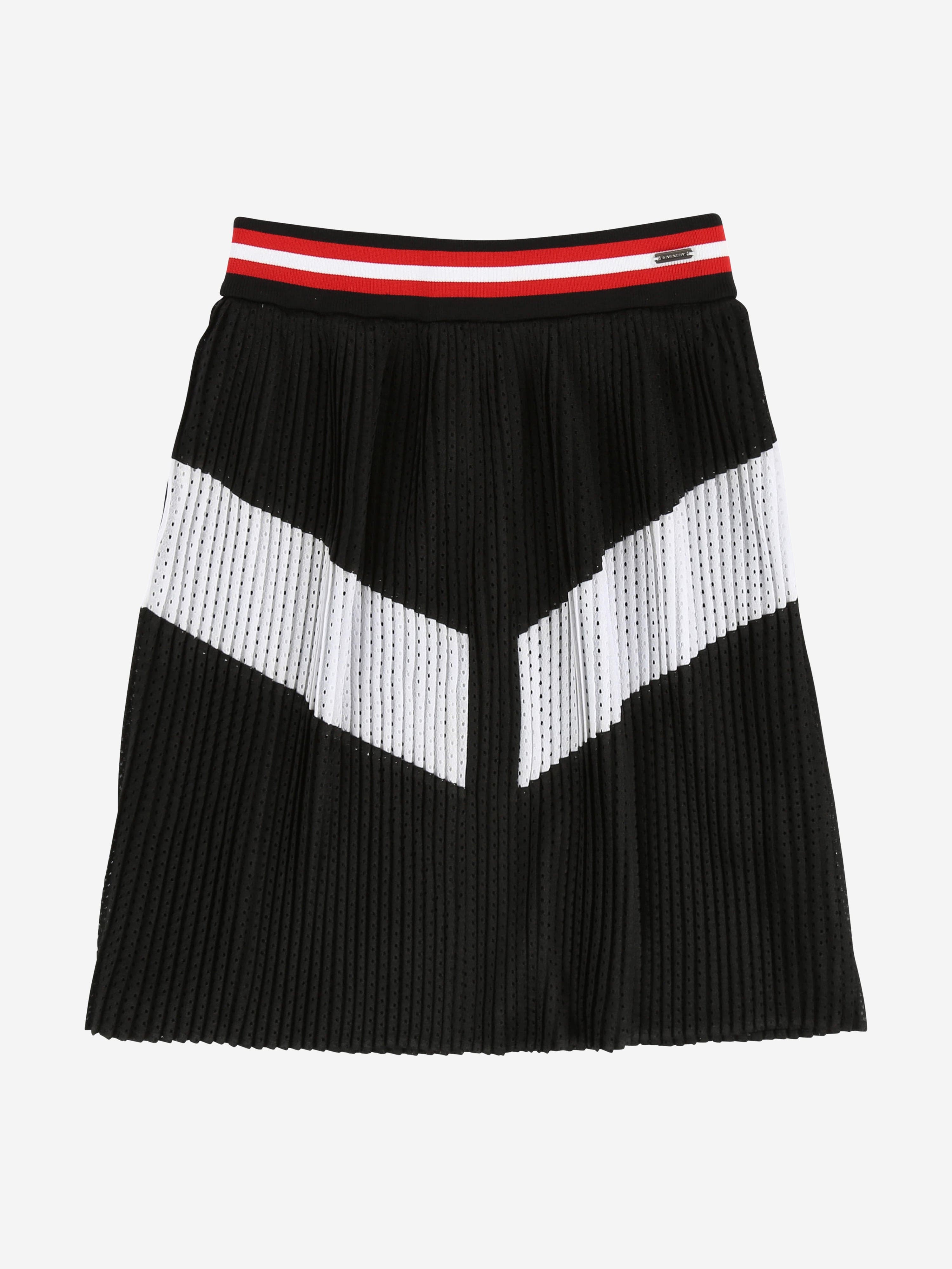 Givenchy Girls & White Pleated Skirt