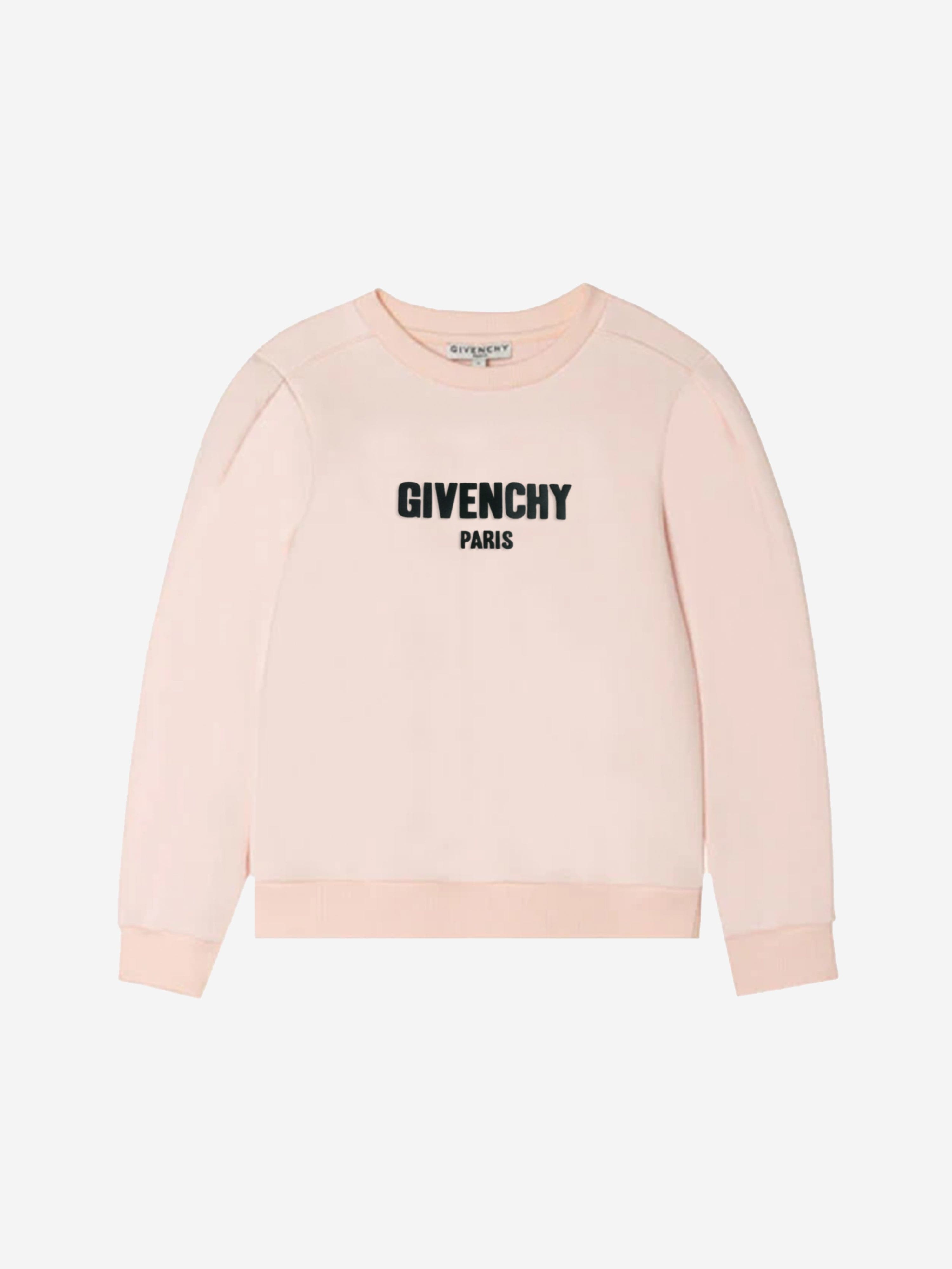 Givenchy Girls Logo Print Sweater