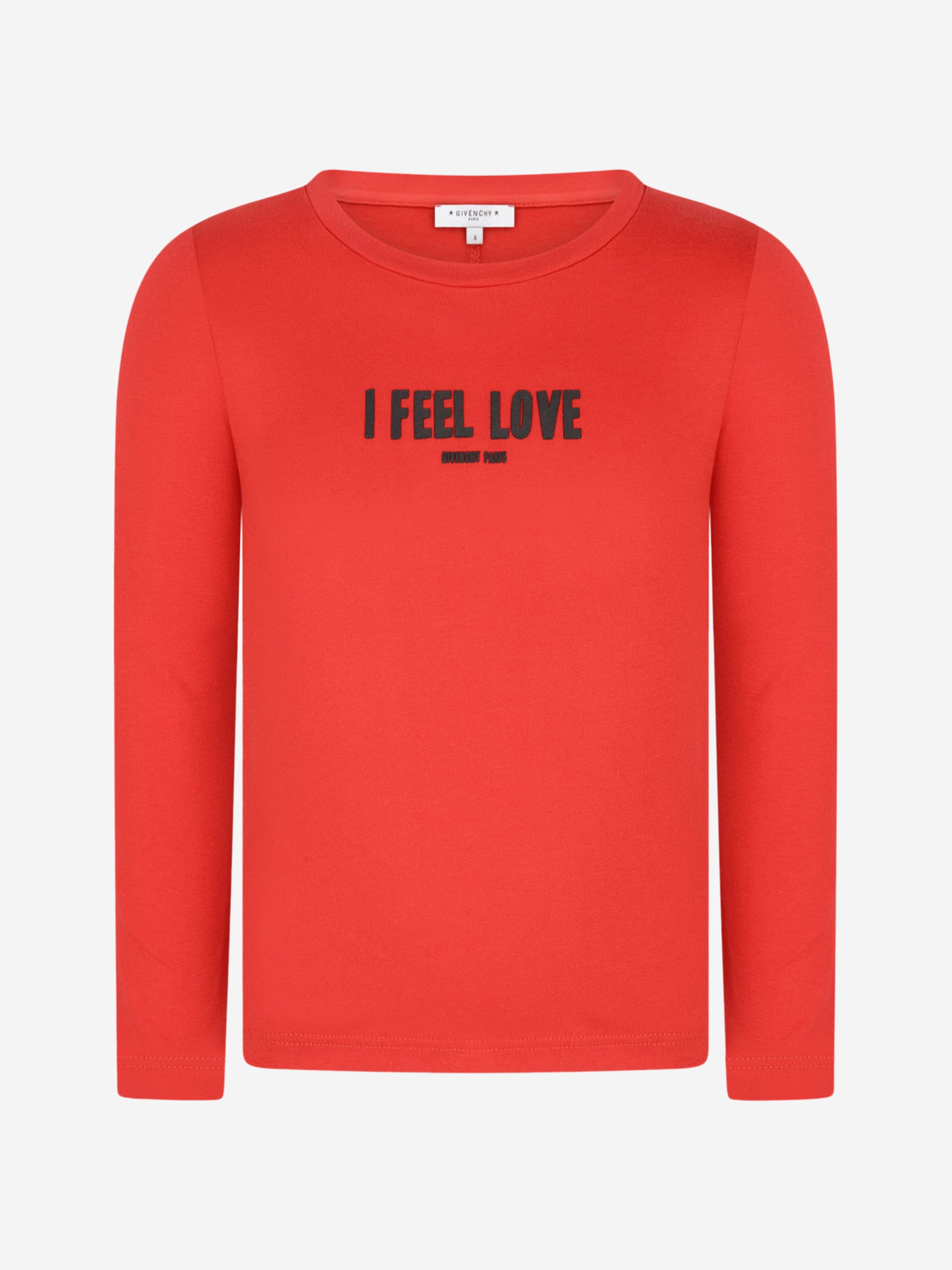 Givenchy Girls I Feel Love Print Top