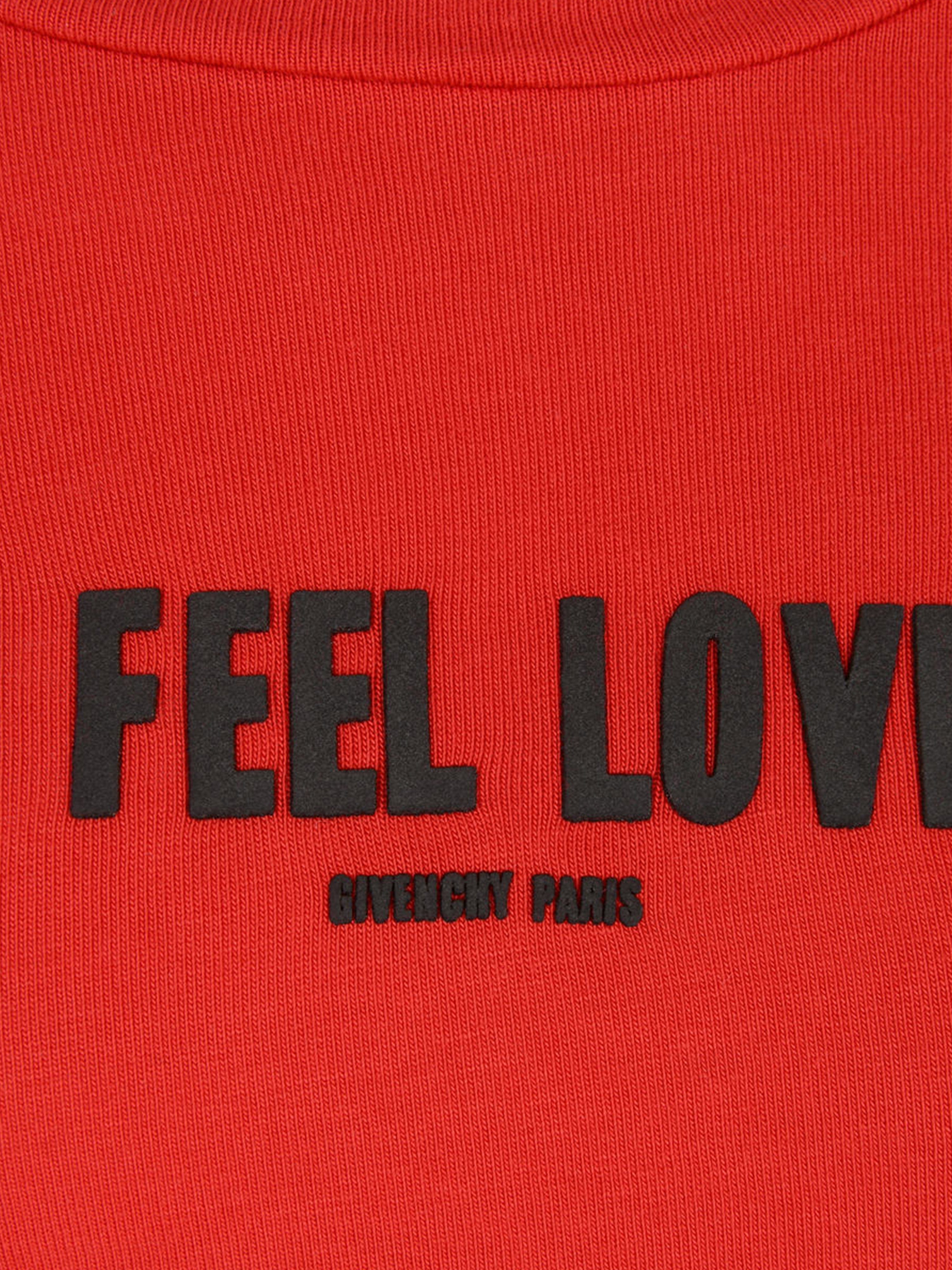 Givenchy Girls I Feel Love Print Top