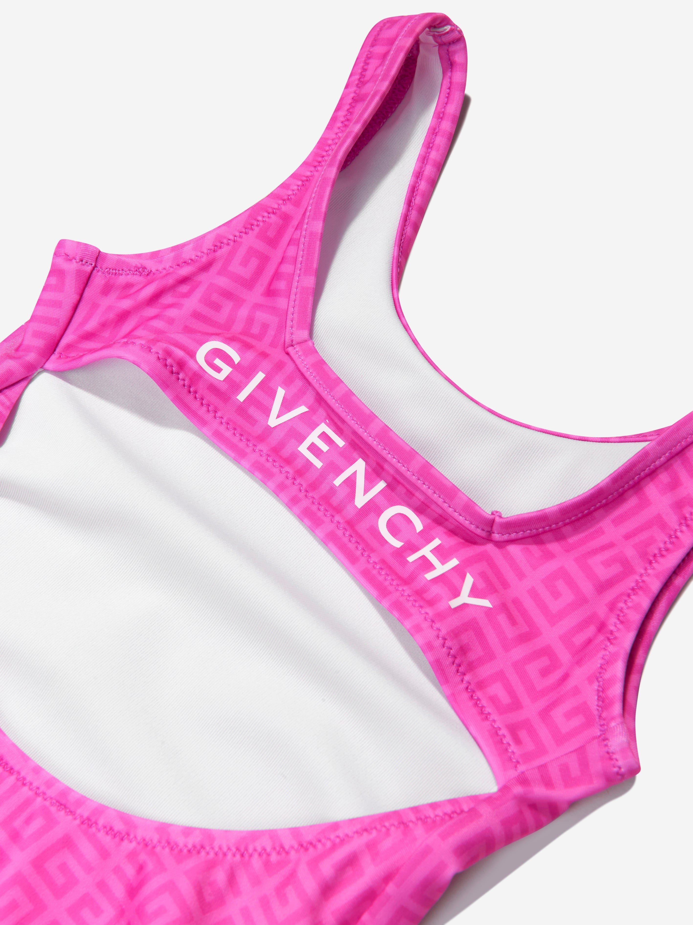 Givenchy Girls Logo Print Swimsuit