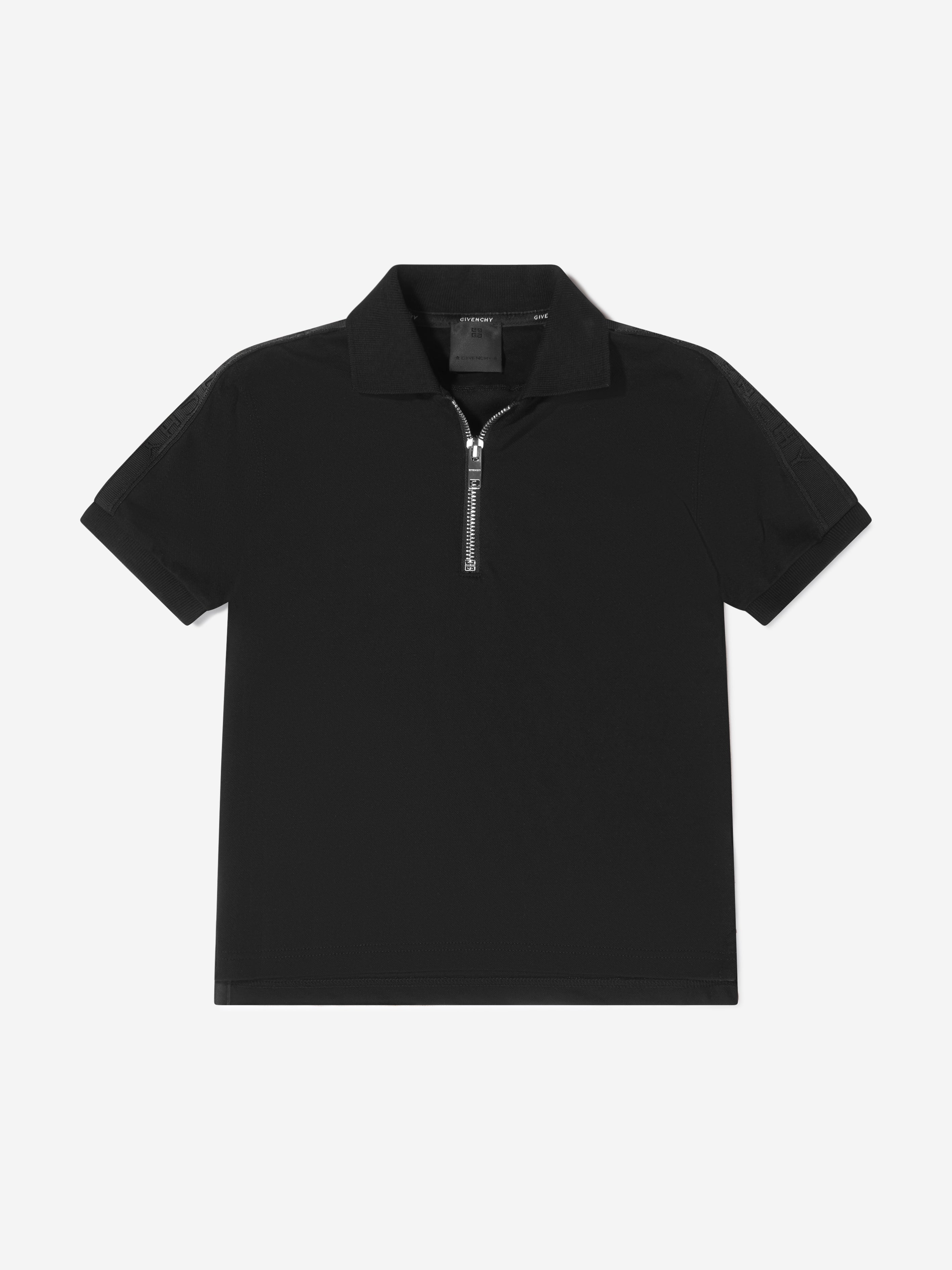 Givenchy Boys Cotton Pique Polo Shirt