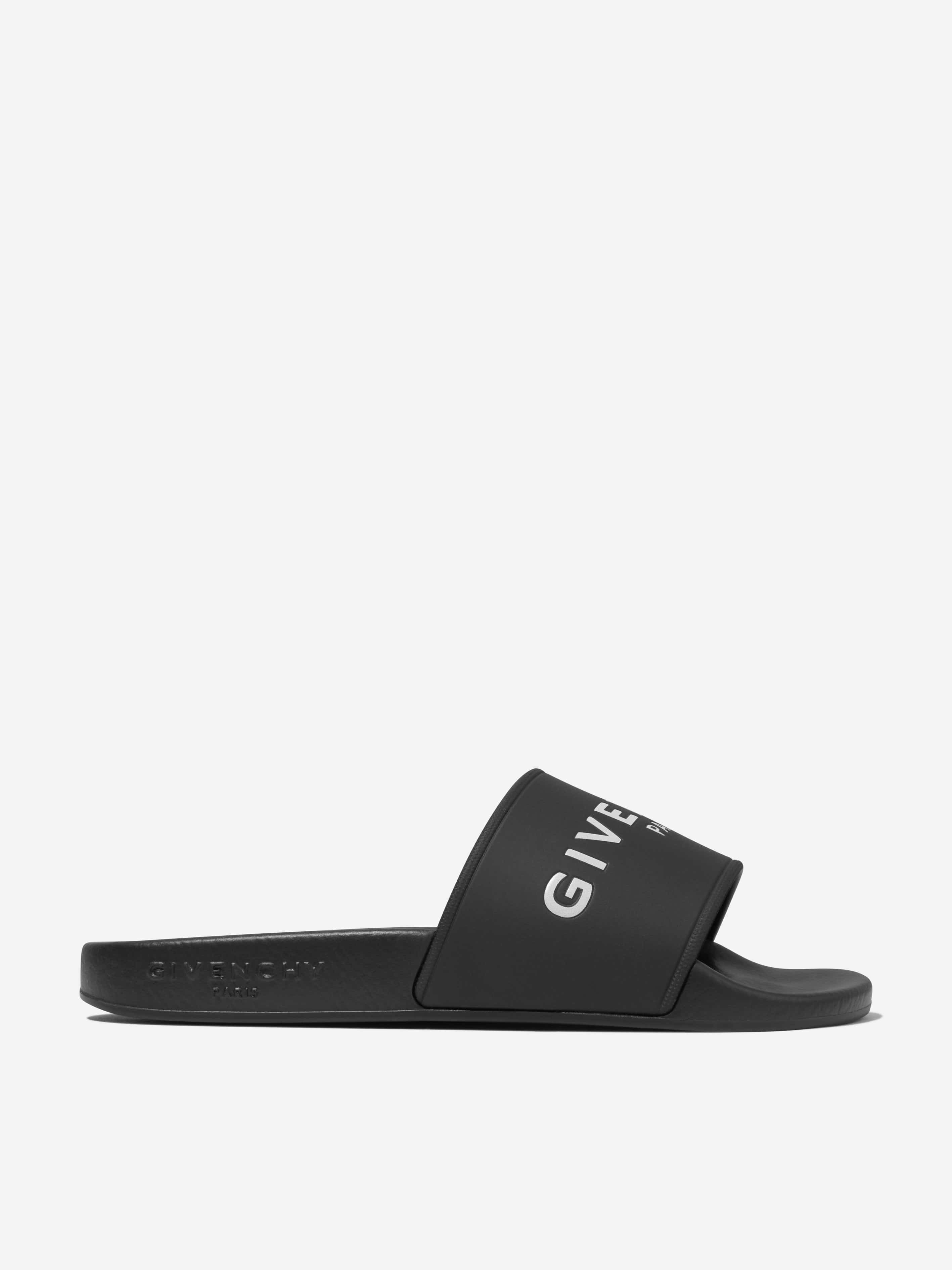 Givenchy Boys Embossed Logo Sliders