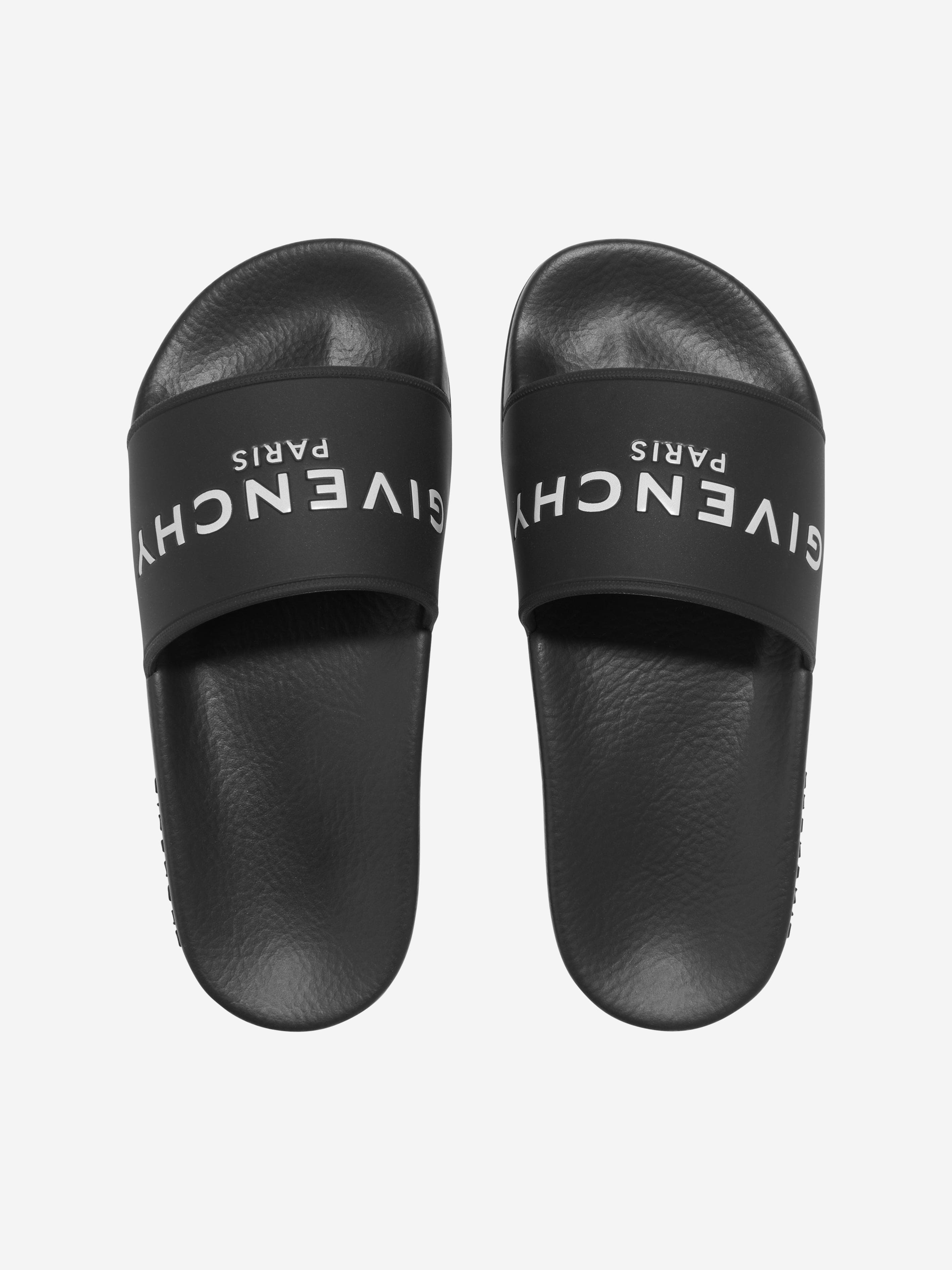 Givenchy Boys Embossed Logo Sliders