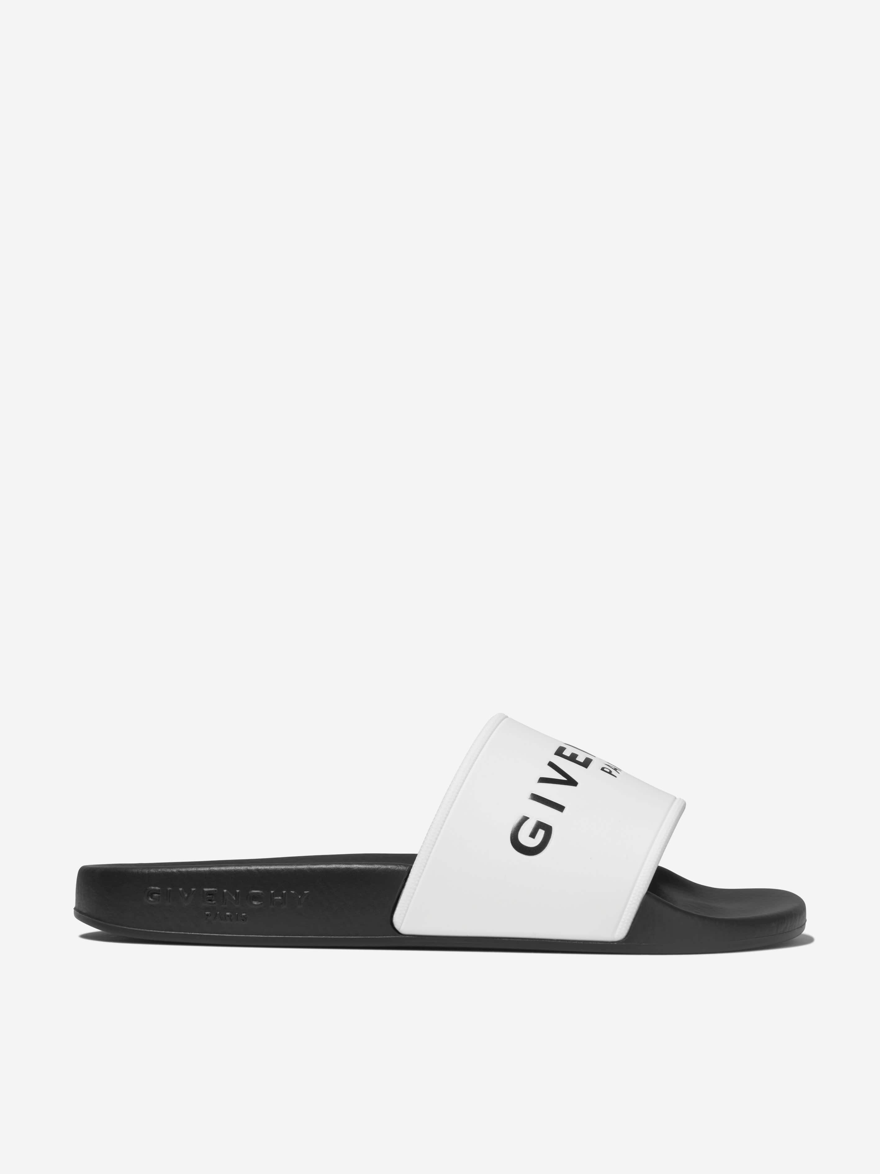 Givenchy Boys Embossed Logo Sliders