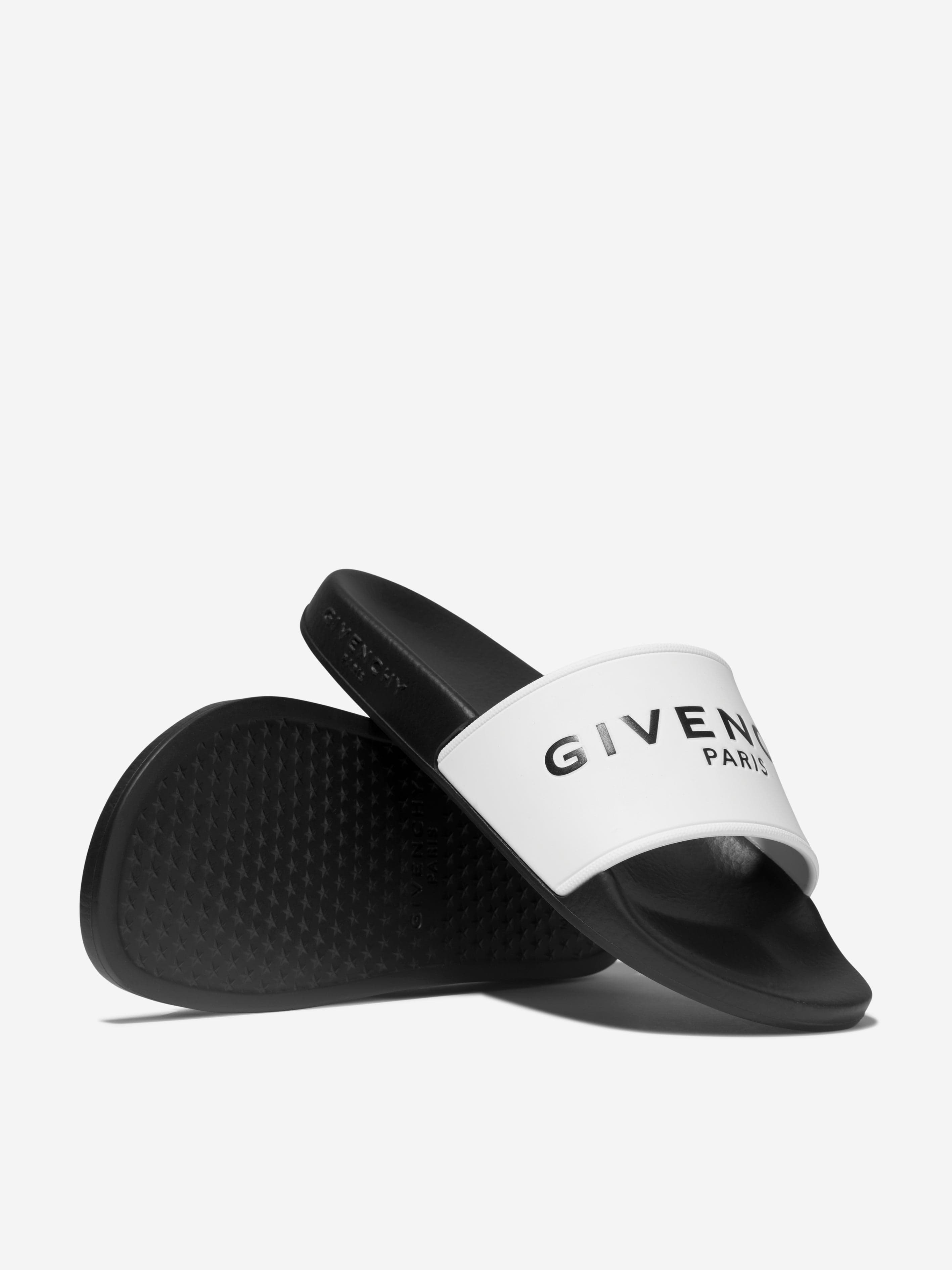 Givenchy Boys Embossed Logo Sliders