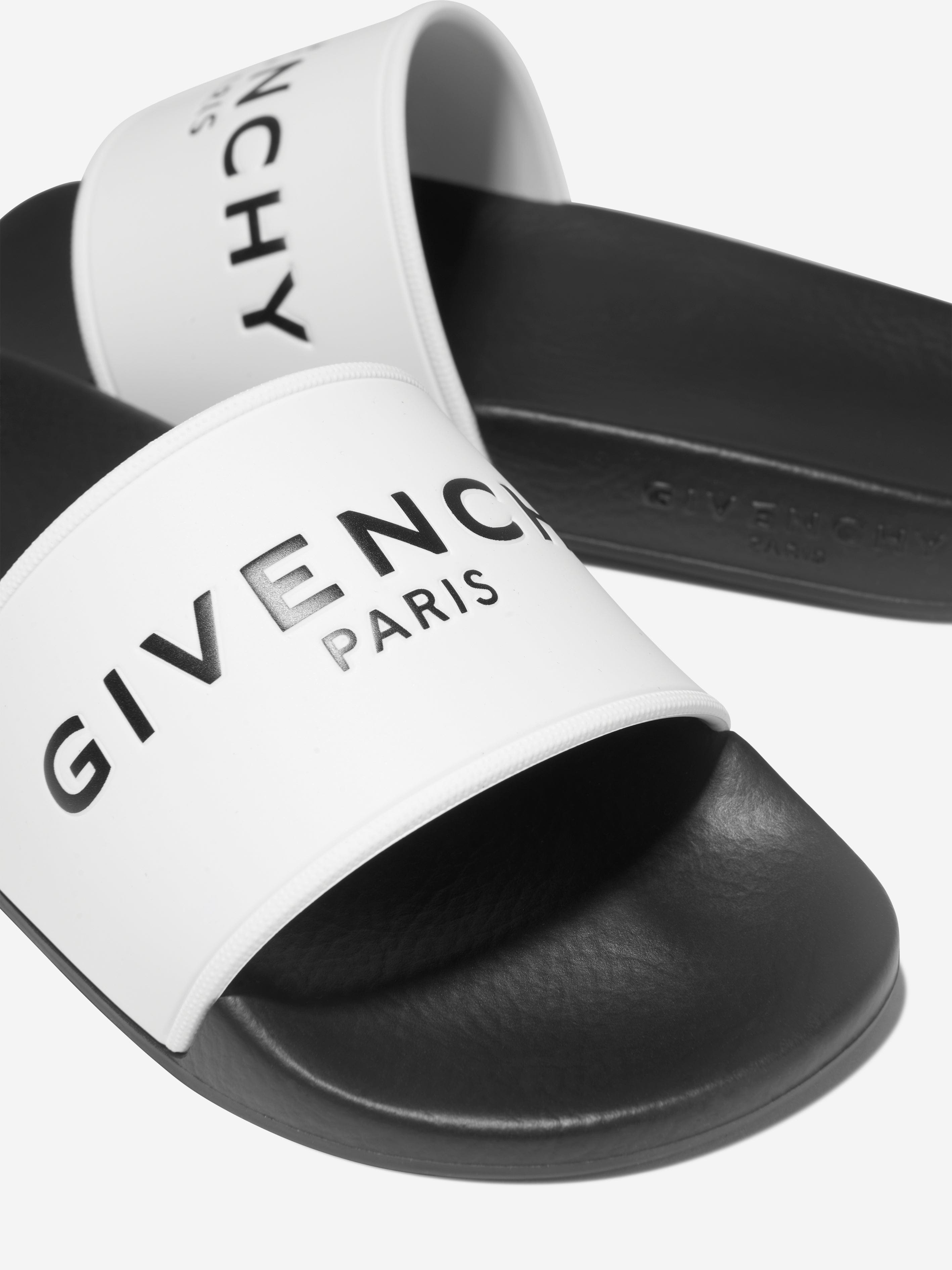 Givenchy Boys Embossed Logo Sliders