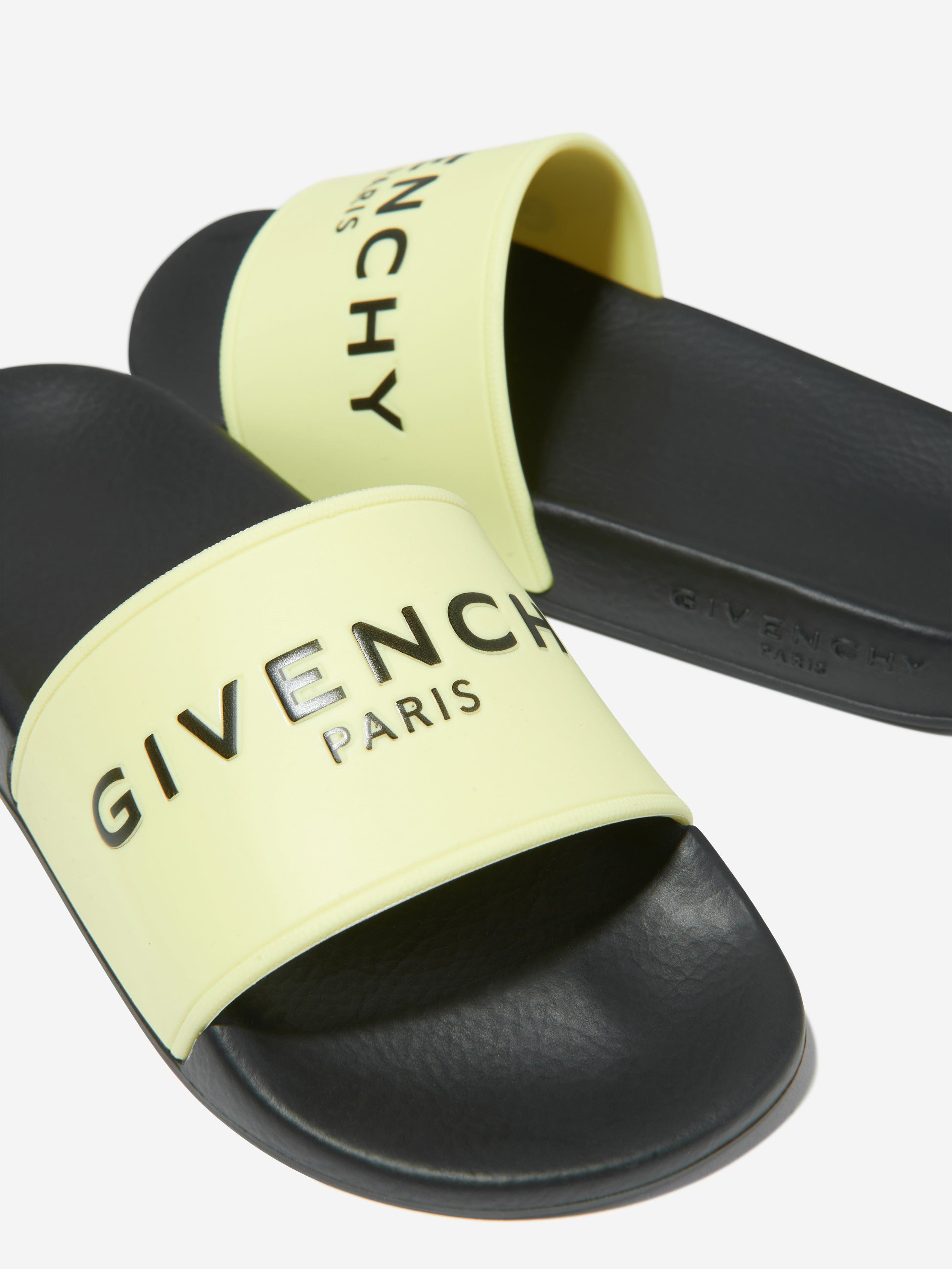 Givenchy Boys Embossed Logo Sliders