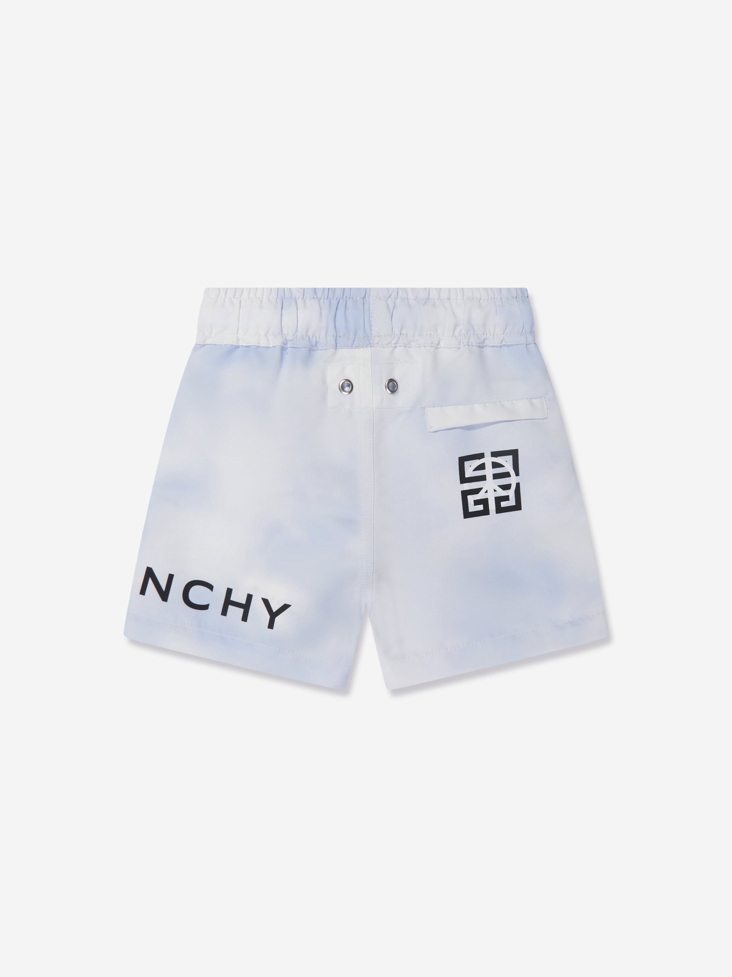 Givenchy Baby Boys Logo Swim Shorts in White