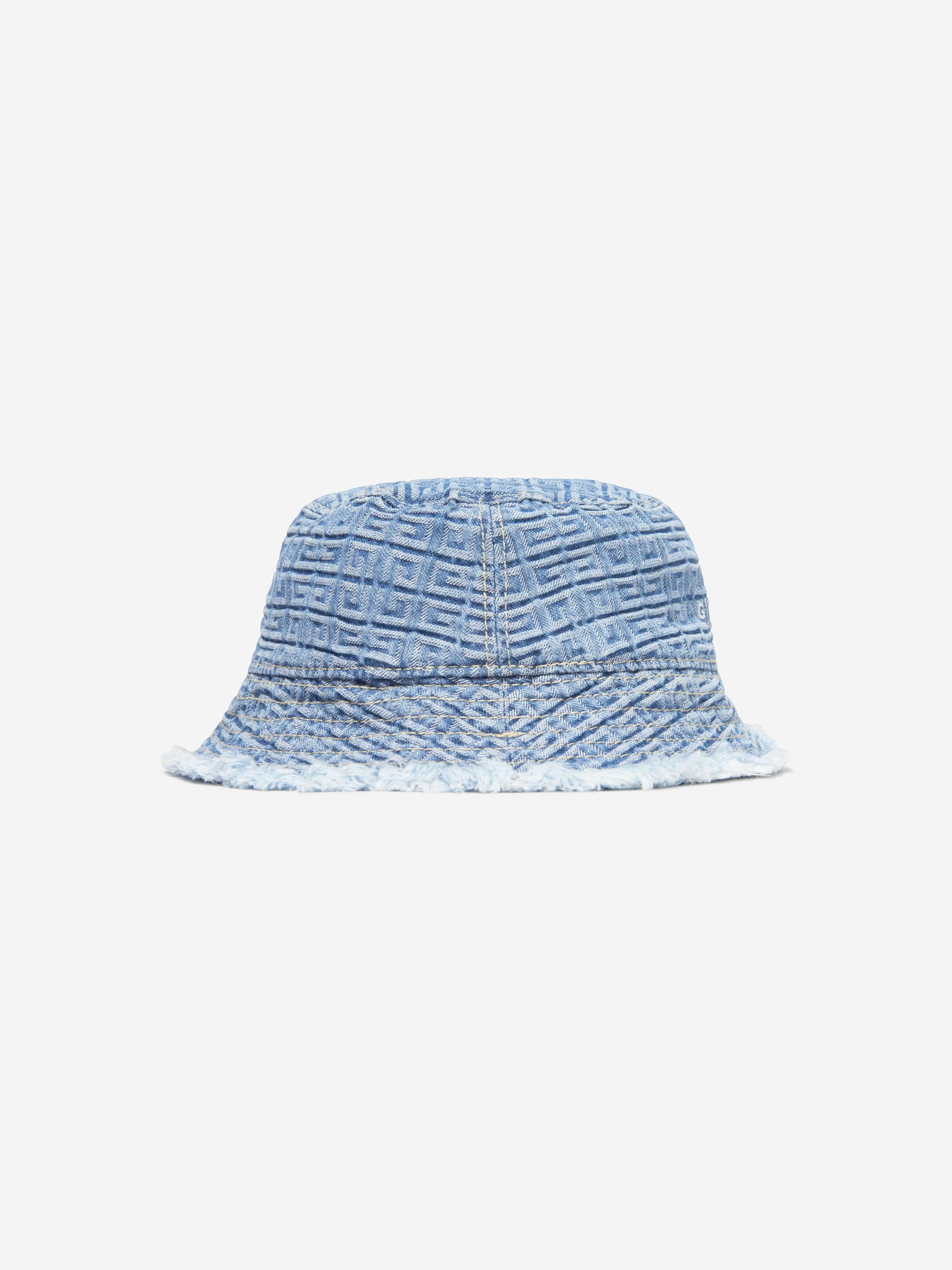 Givenchy Baby 4G Logo Bucket Hat in Blue