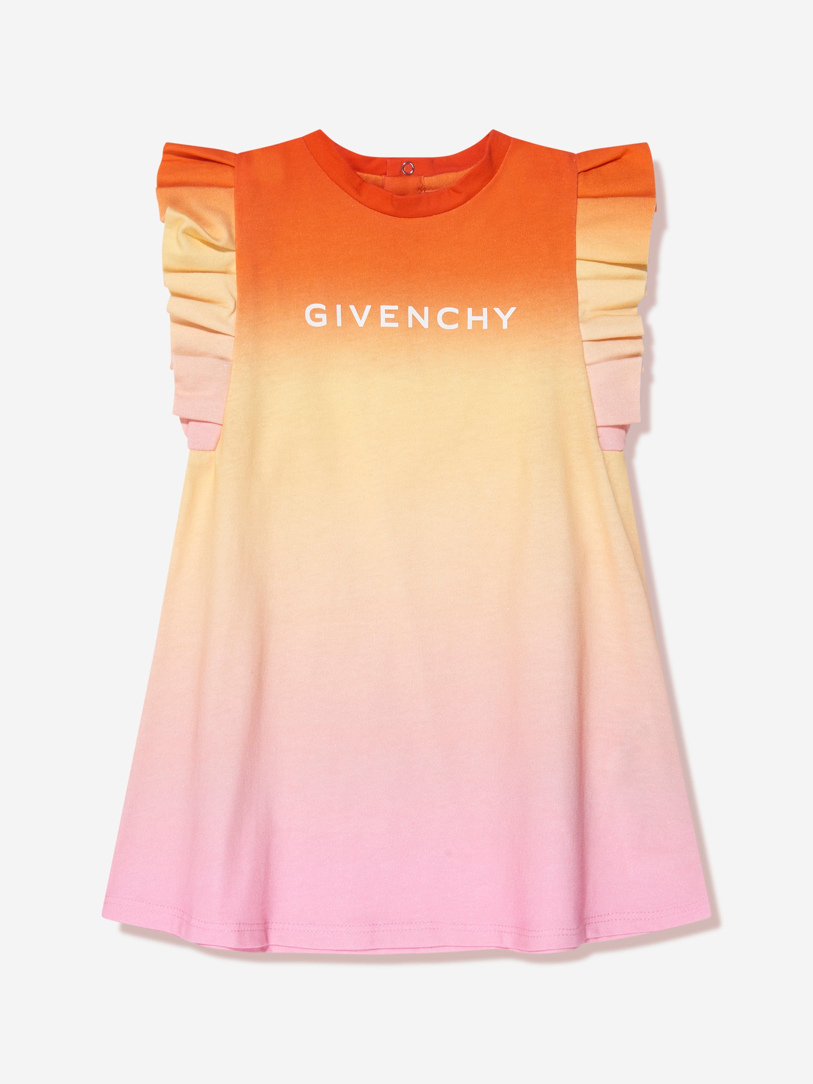 Givenchy Baby Girls Gradient Dress in Multicolour