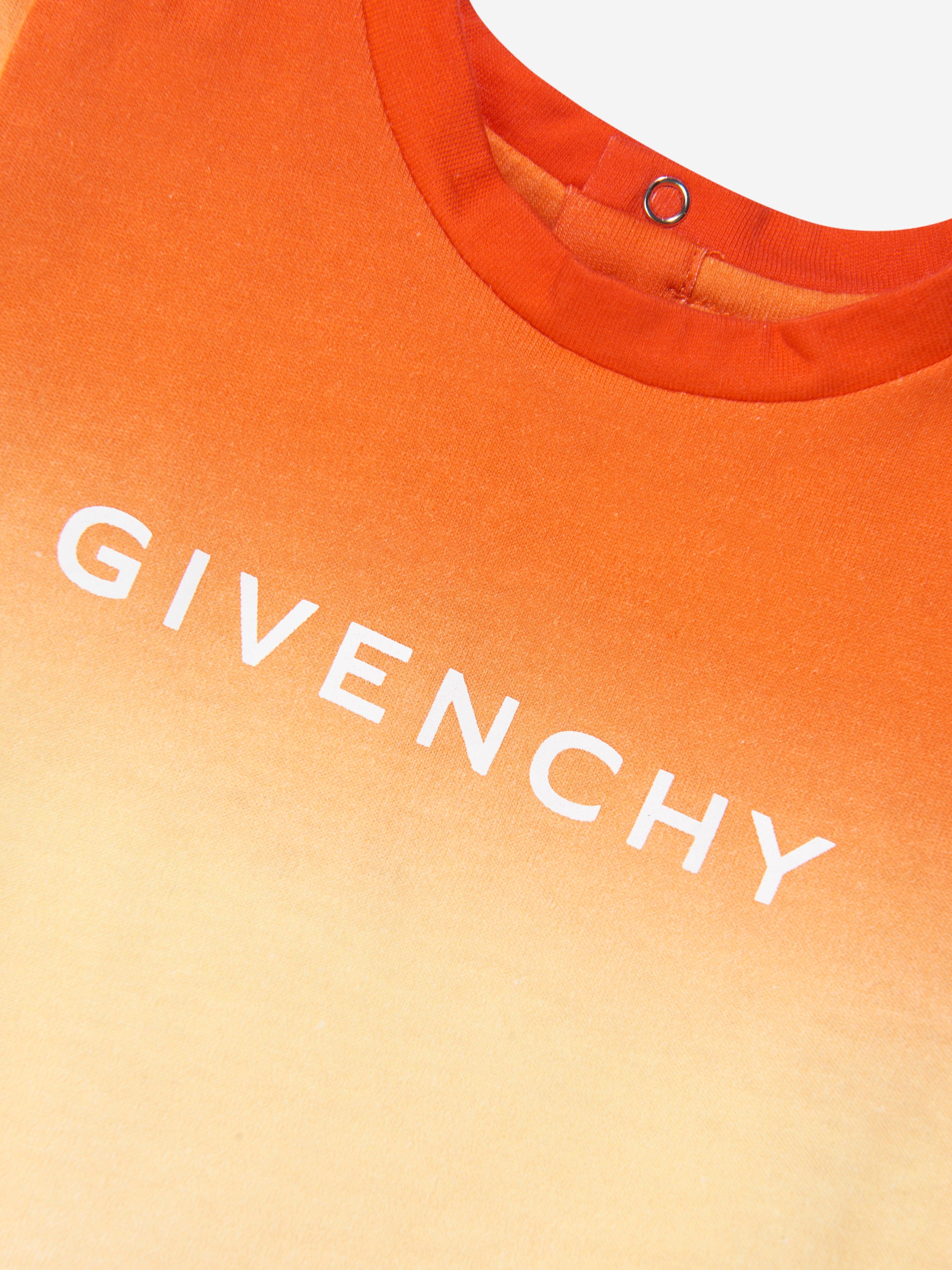 Givenchy Baby Girls Gradient Dress in Multicolour