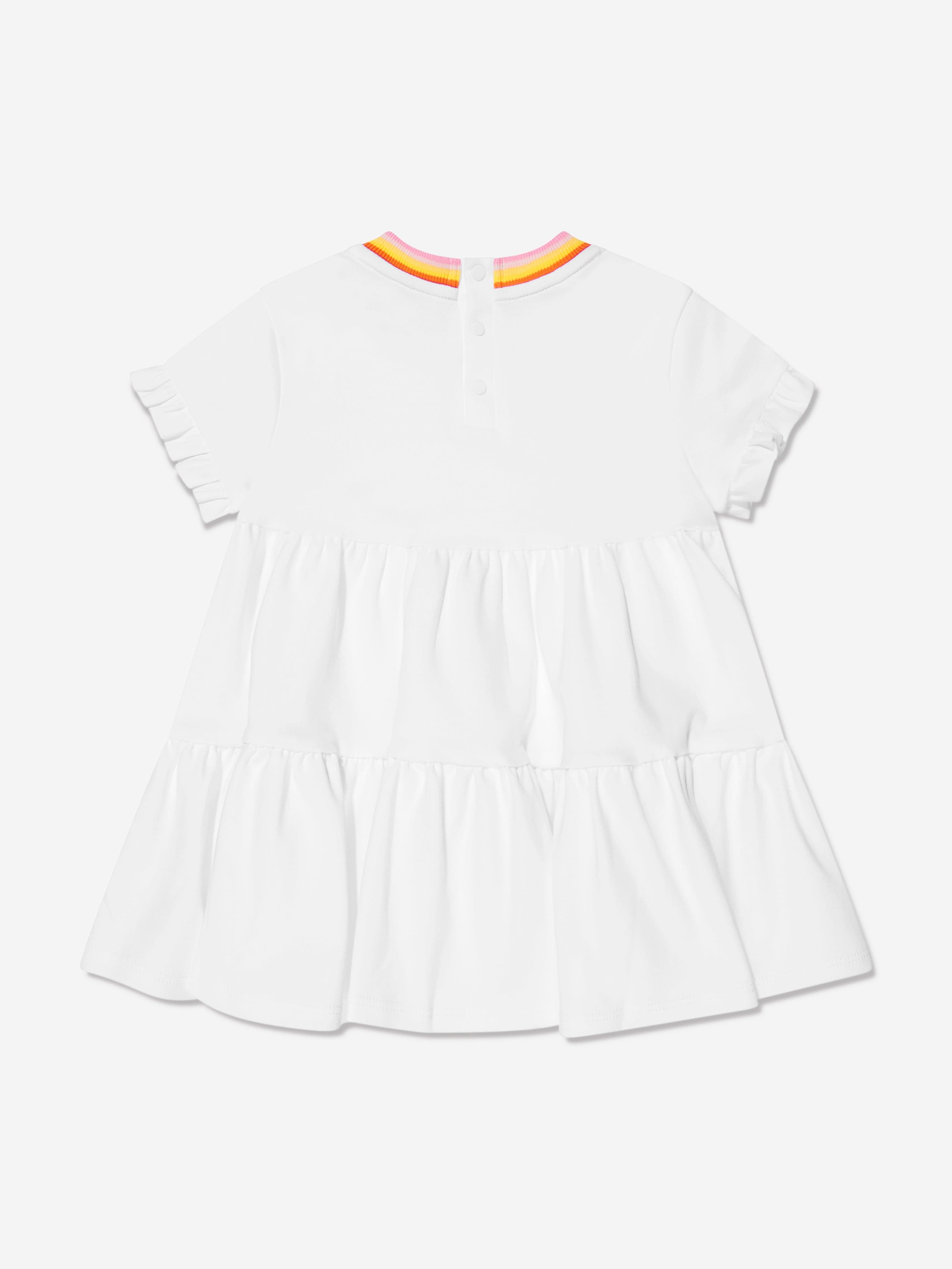 Givenchy Baby Girls Branded Dress in White