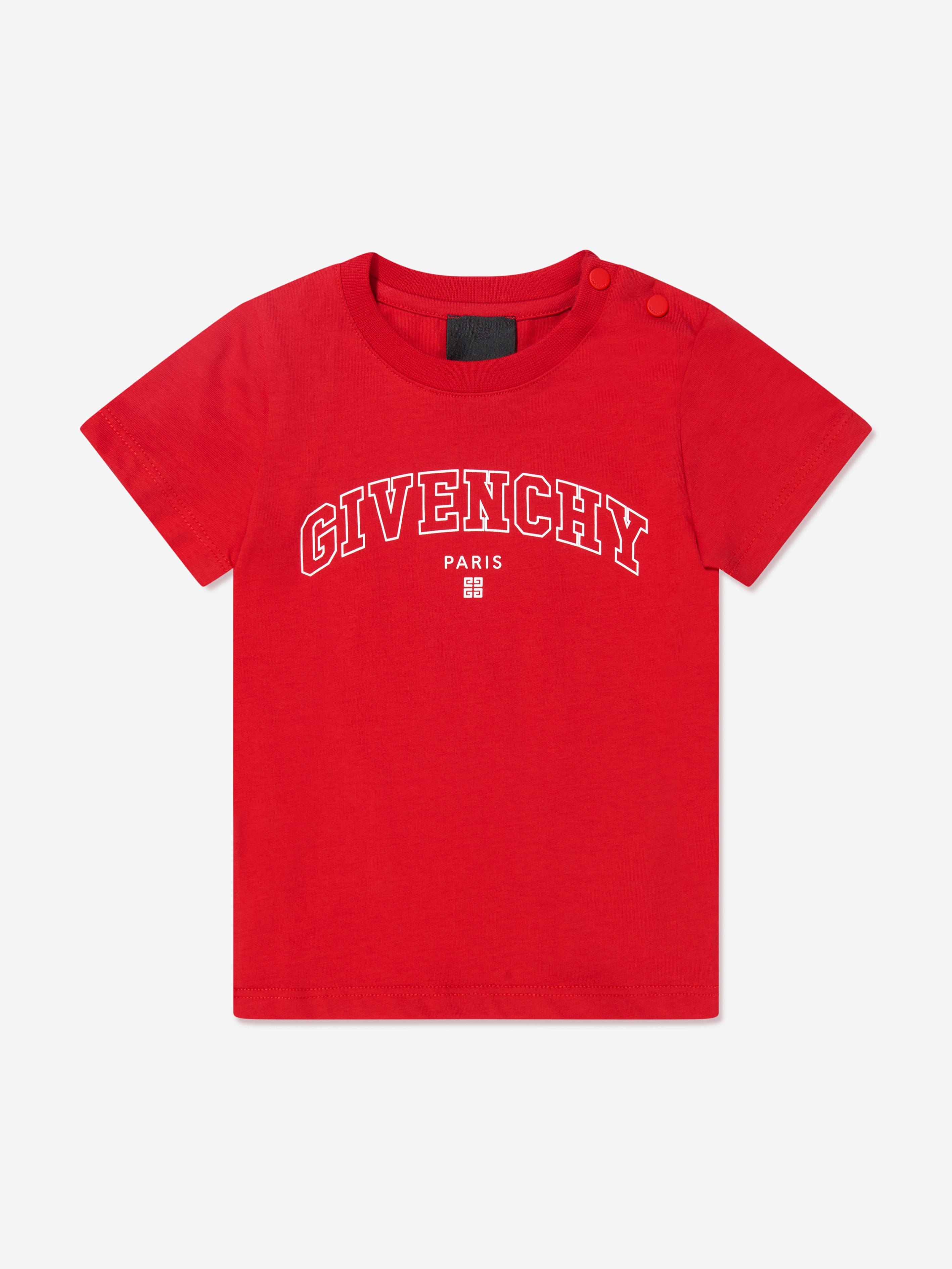 Givenchy Baby Boys Logo T-Shirt in Red