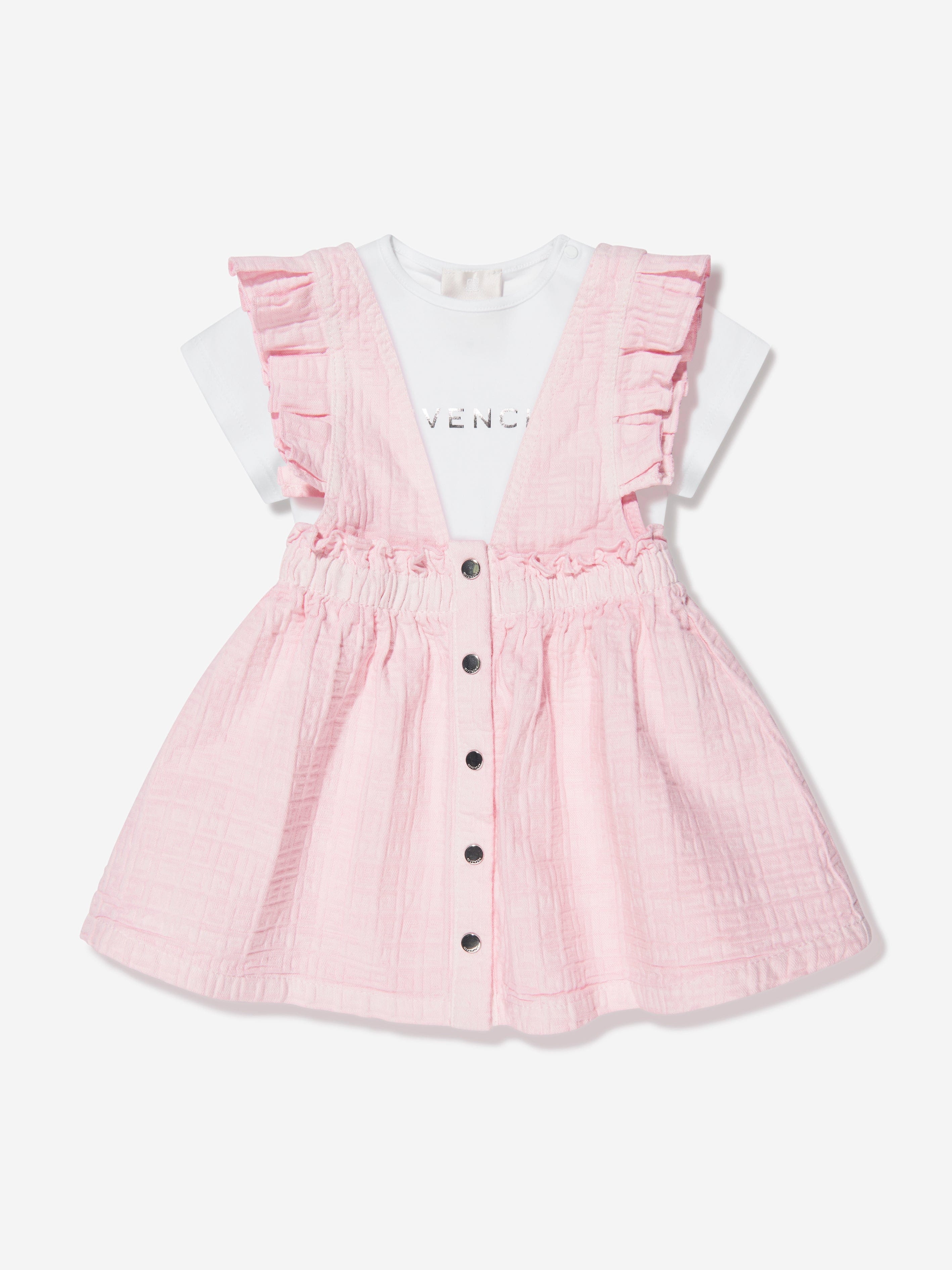 Givenchy Baby Girls T-Shirt And Dress Set in Pink