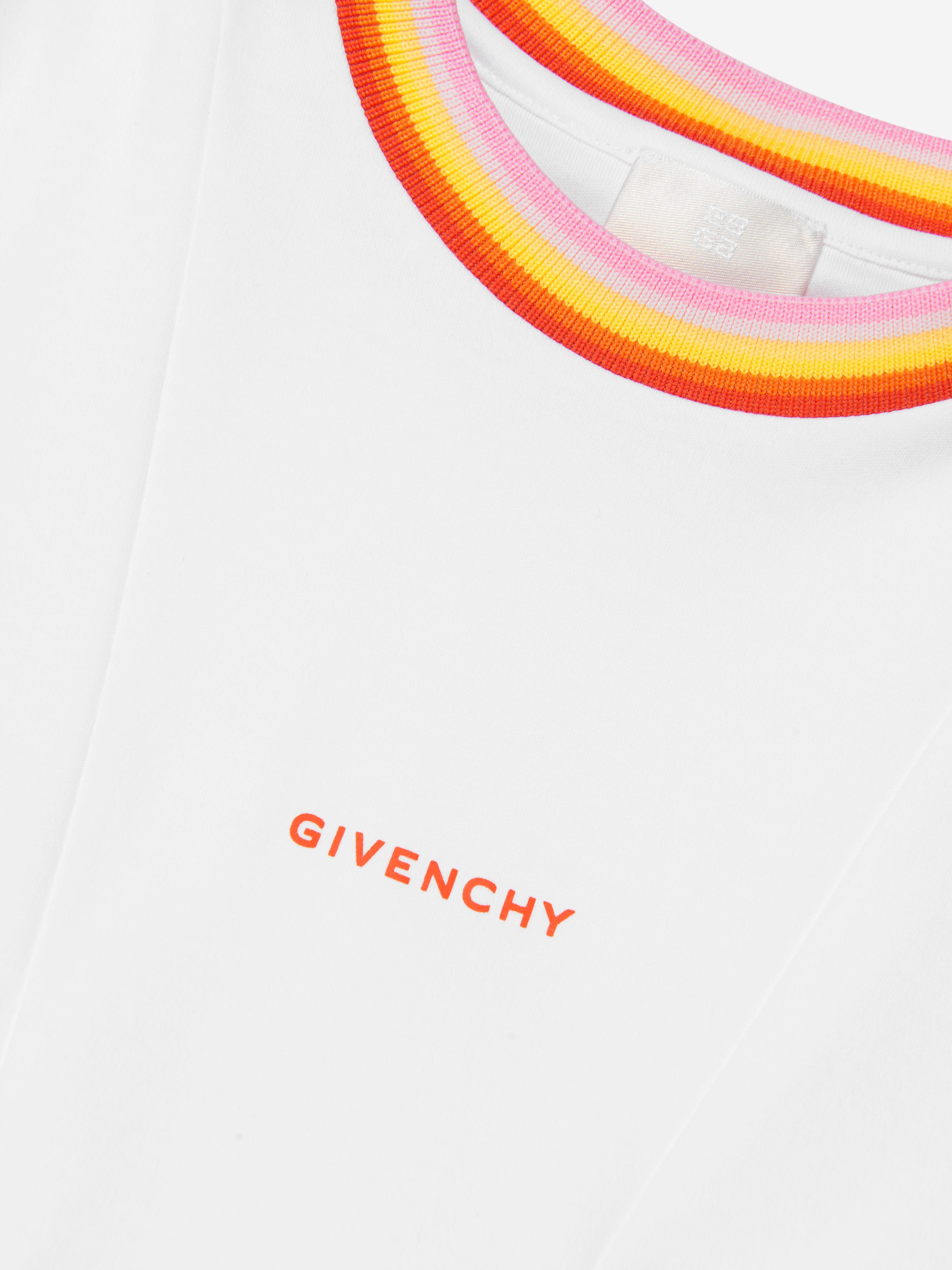 Givenchy Girls Interlock Logo Dress in White