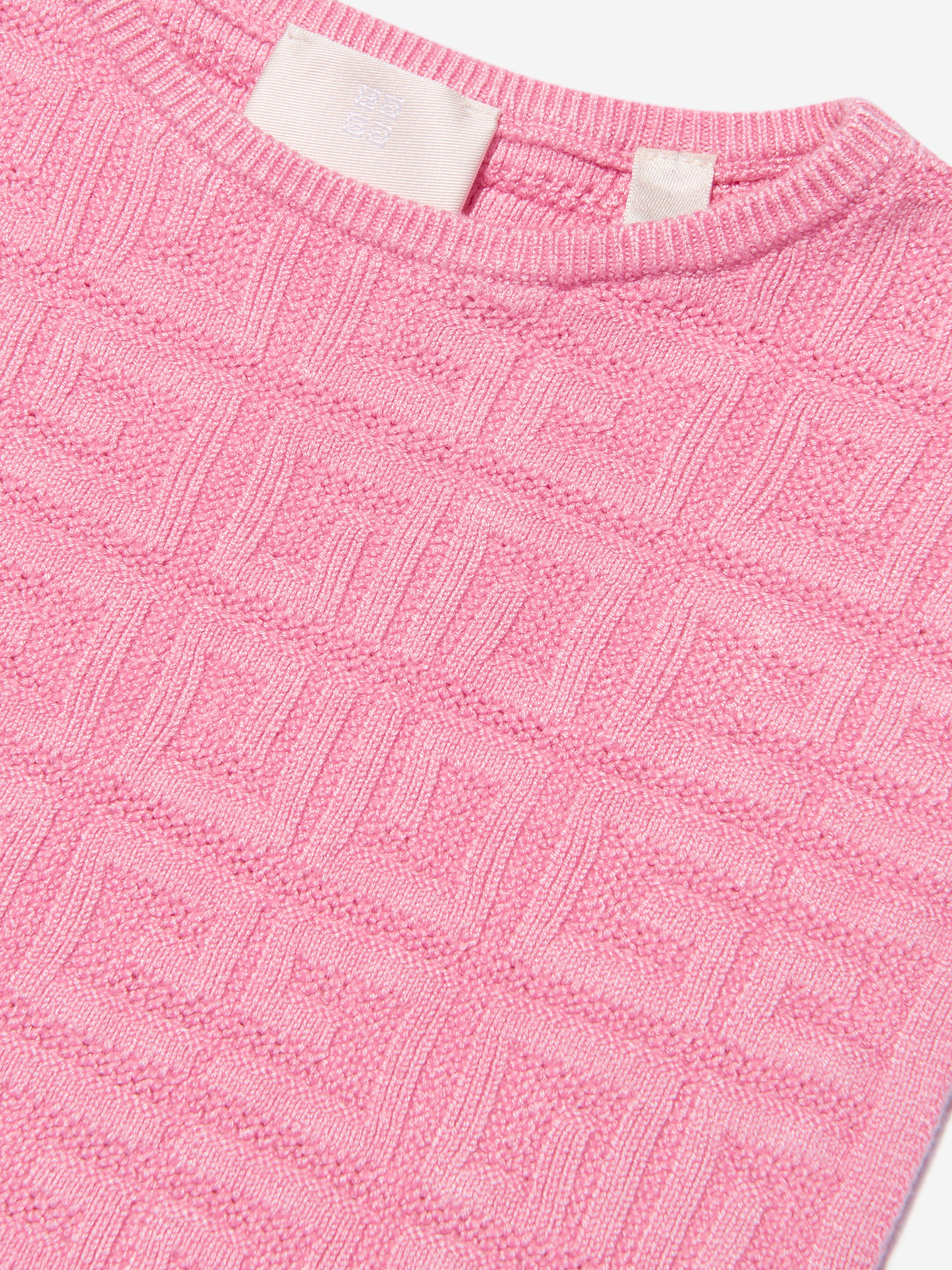 Givenchy Girls 4G Logo Sleeveless Knitted Jumper in Pink